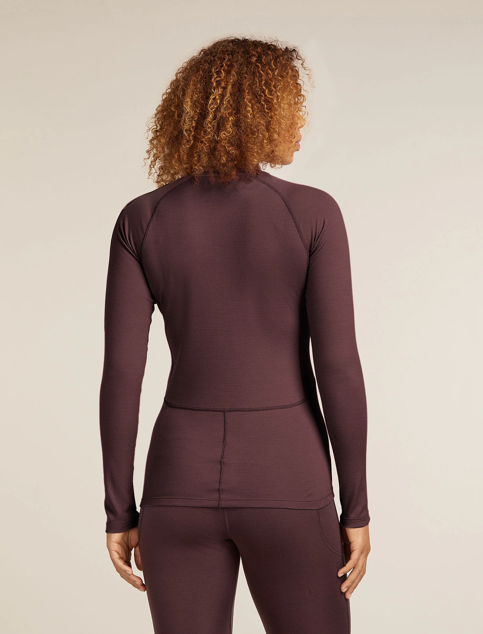 Women’s 300 MerinoFine™ Polar Long Sleeve Half Zip Thermal Top - Image 2