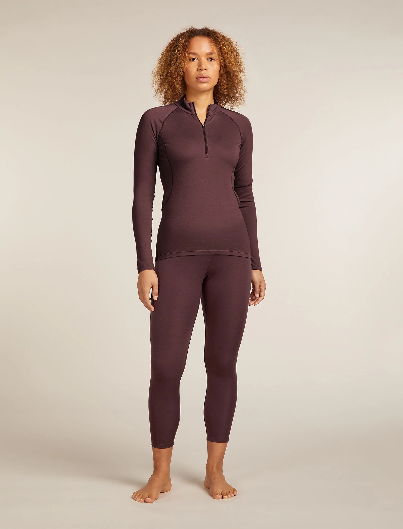 Women’s 300 MerinoFine™ Polar Long Sleeve Half Zip Thermal Top - Image 3
