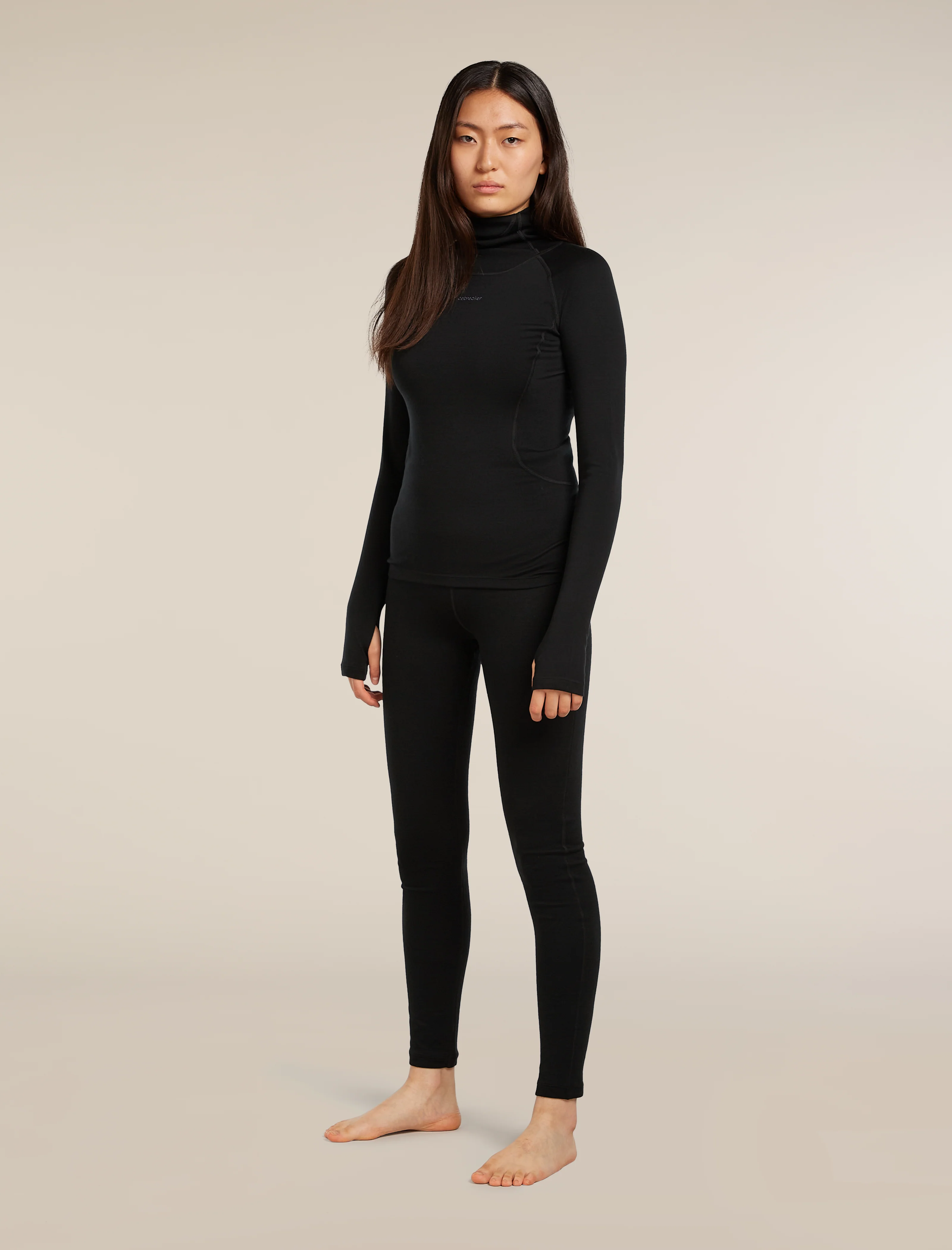 Women’s 300 MerinoFine™ Polar Long Sleeve Roll Neck Thermal Top - Image 3