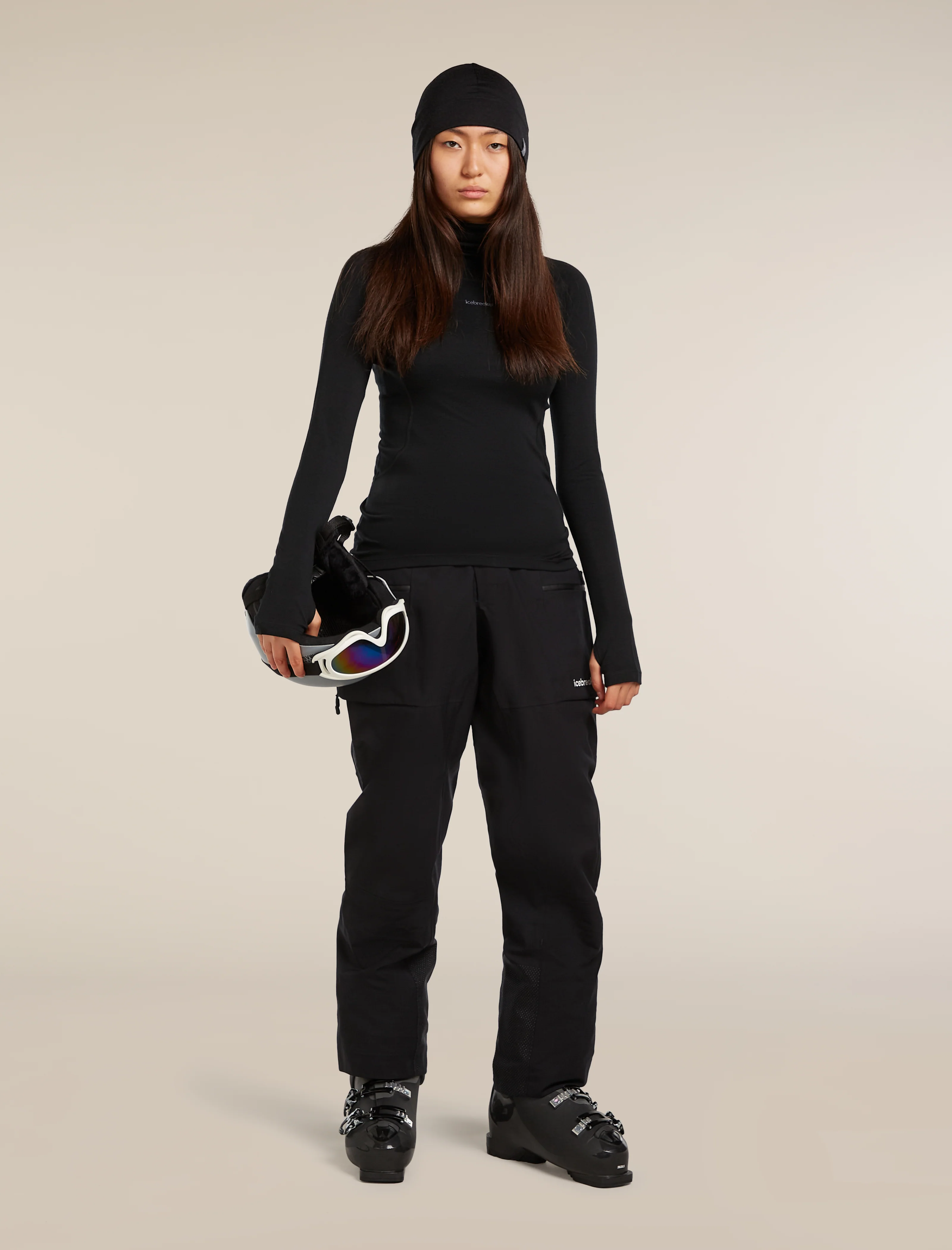 Women’s 300 MerinoFine™ Polar Long Sleeve Roll Neck Thermal Top - Image 4