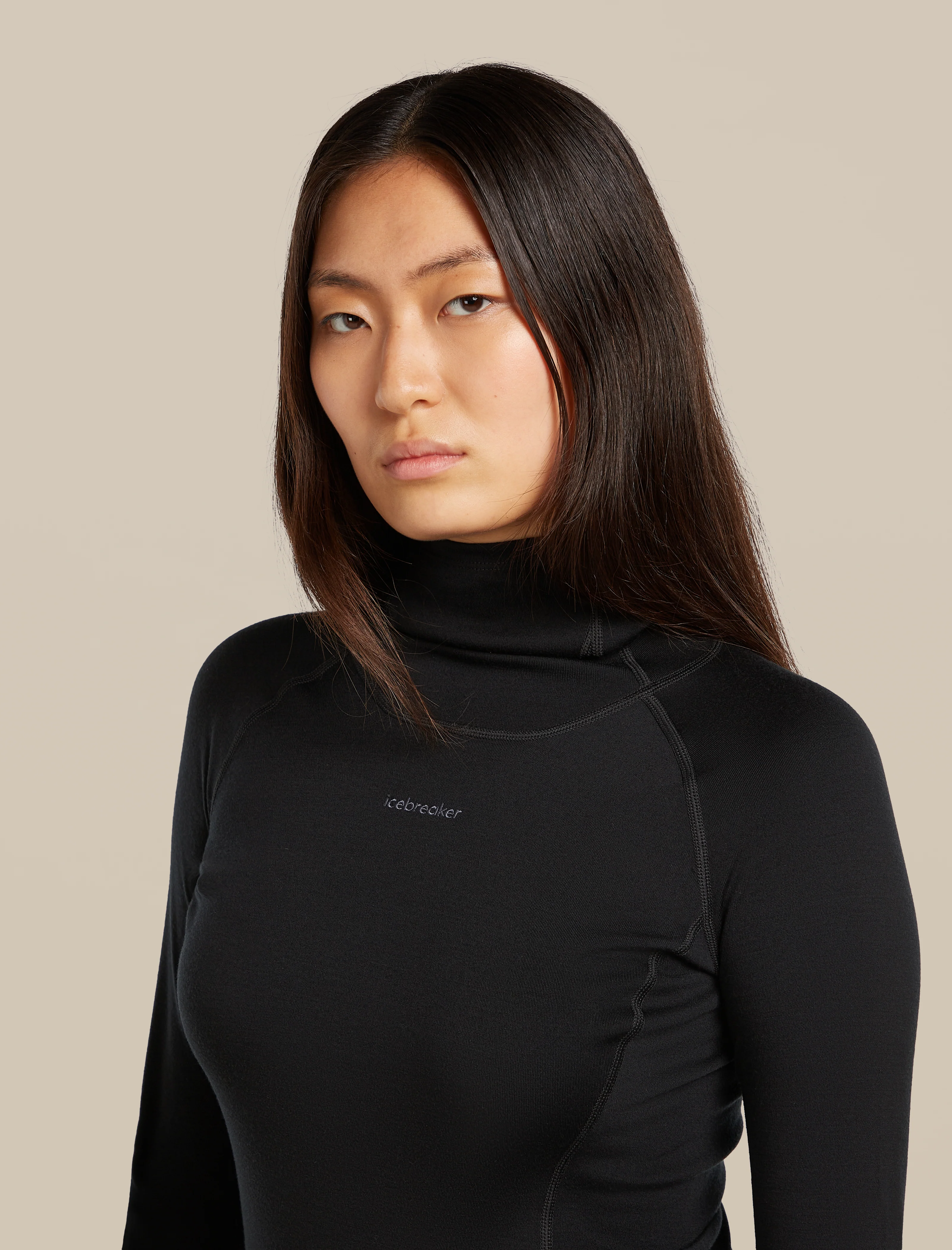 Women’s 300 MerinoFine™ Polar Long Sleeve Roll Neck Thermal Top - Image 6