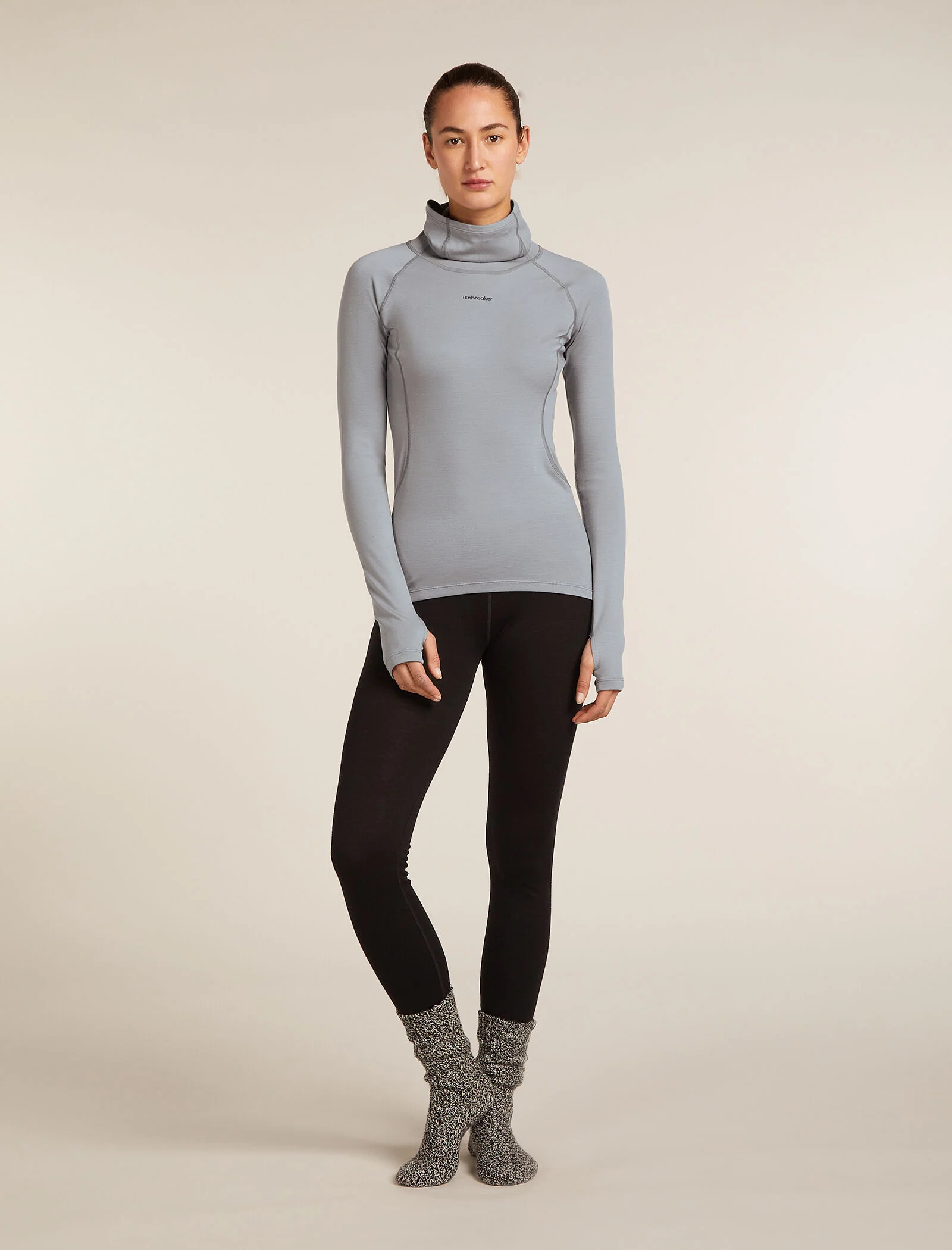 Women’s 300 MerinoFine™ Polar Long Sleeve Roll Neck Thermal Top - Image 6