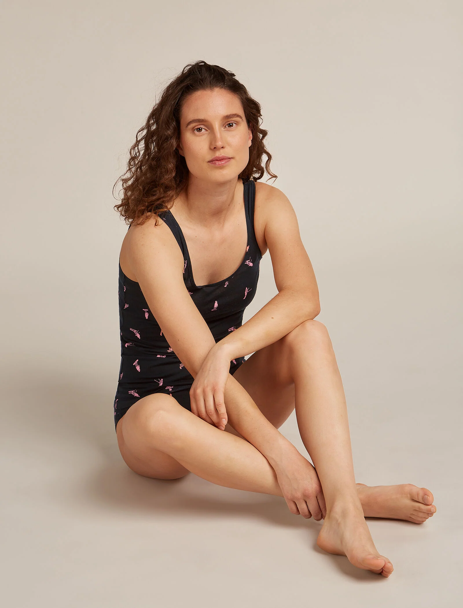 Women’s Merino 150 Siren Tank Snow Day - Image 5