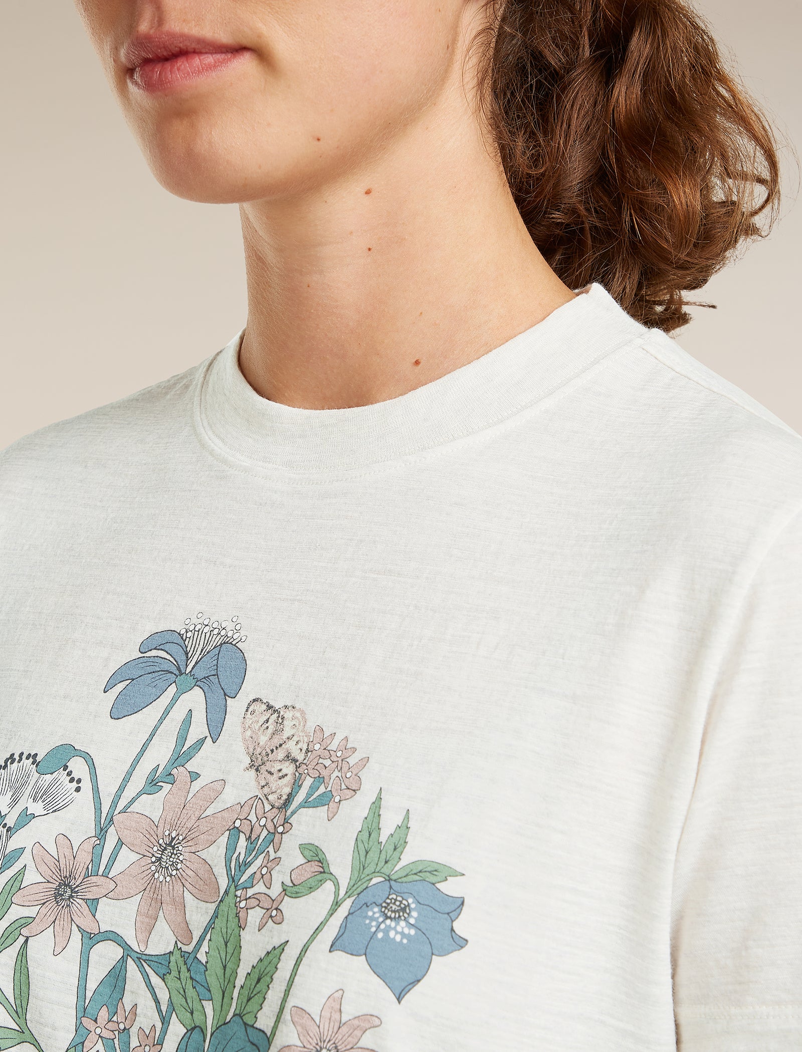 Women’s Merino 150 Tech Lite Short Sleeve Crop T-Shirt NZ Flora - Image 6