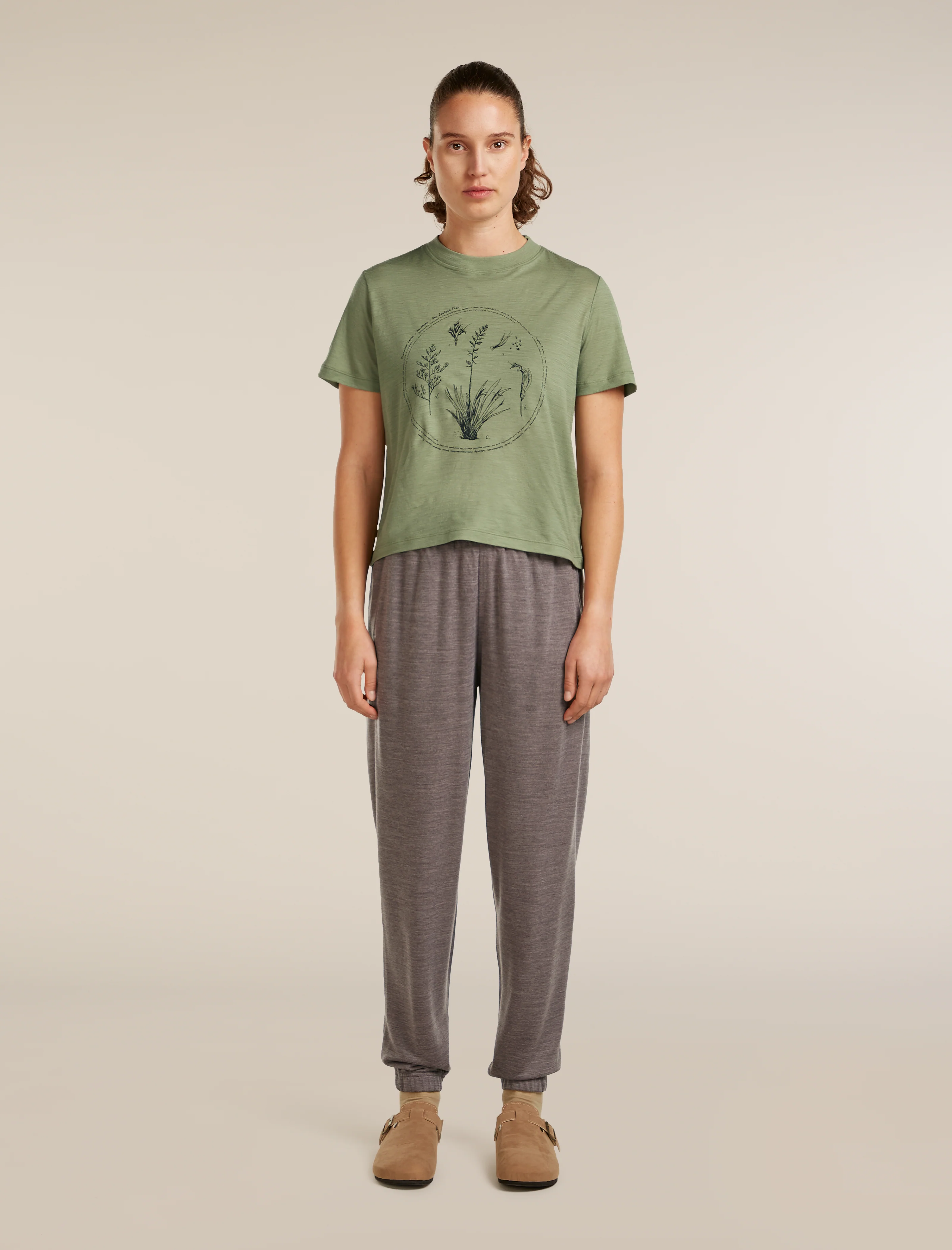 Women’s Merino 150 Tech Lite Short Sleeve Crop T-Shirt Seed Story - Image 3