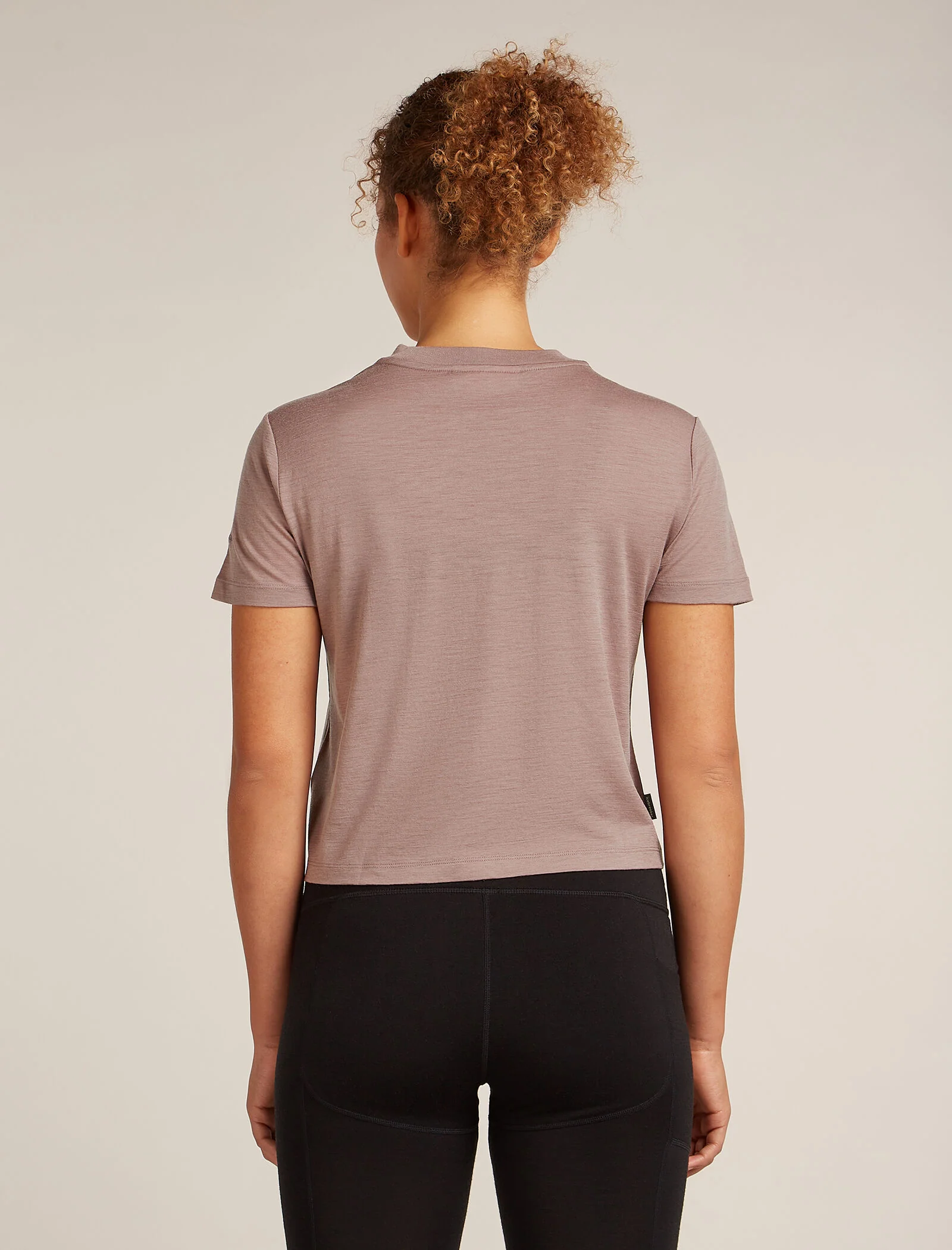Women’s Merino 150 Tech Lite Short Sleeve Crop T-Shirt The Climb - Image 2