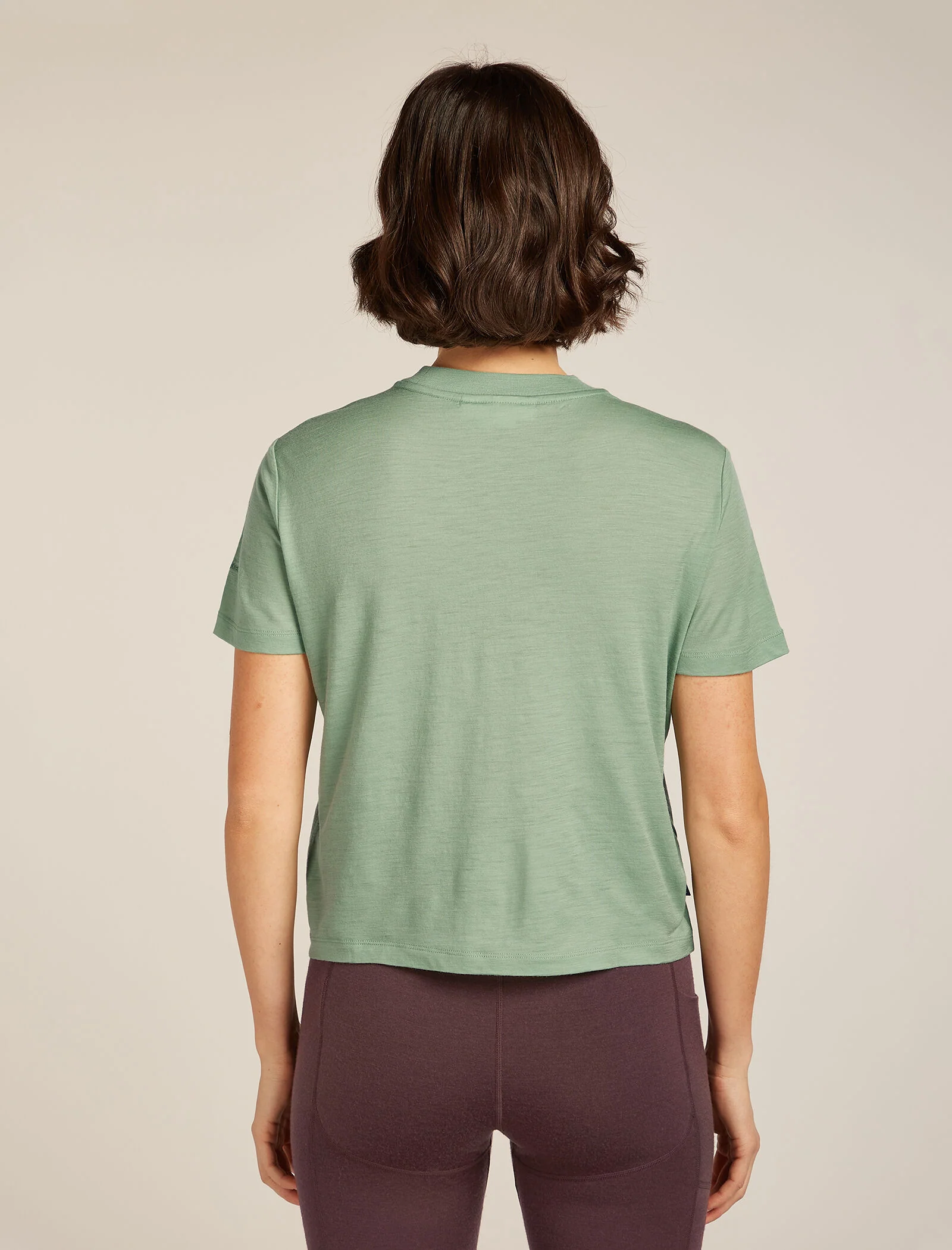 Women’s Merino 150 Tech Lite Short Sleeve Crop T-Shirt The Climb - Image 2
