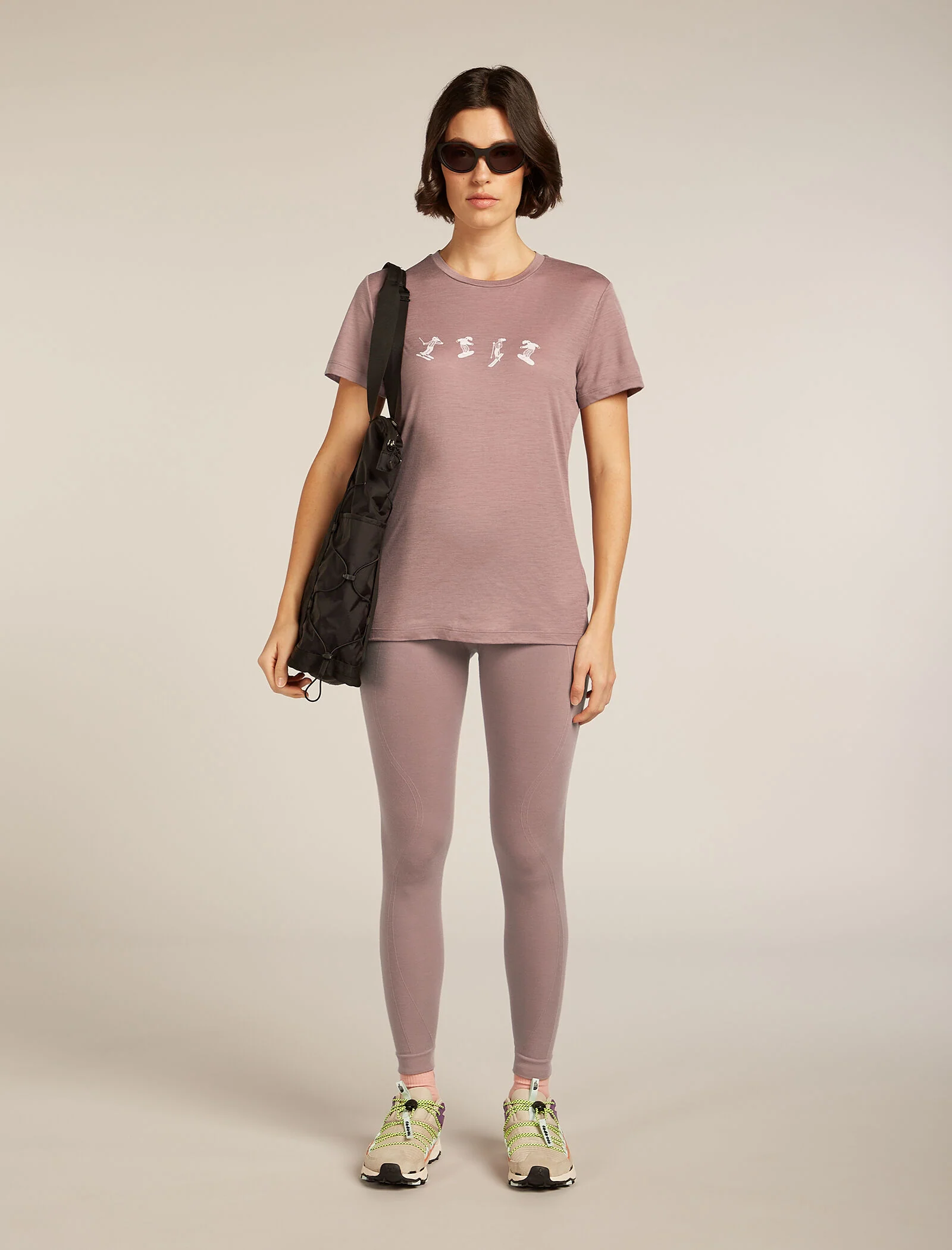 Women’s Merino 150 Tech Lite Short Sleeve T-Shirt Snow Day - Image 4