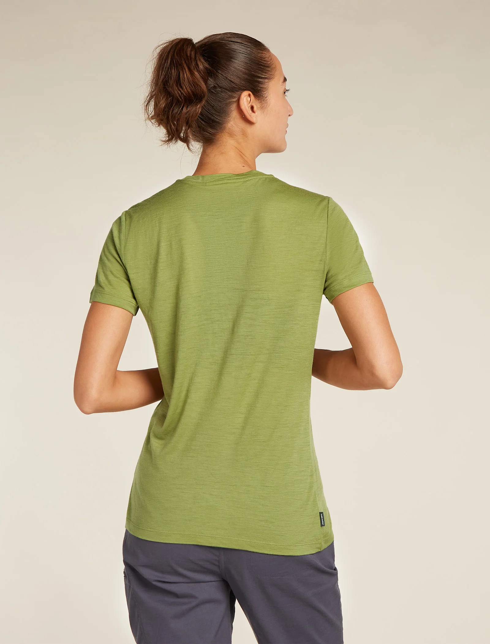 Women’s Merino 150 Tech Lite Short Sleeve Tee Fresh Fern - Image 2