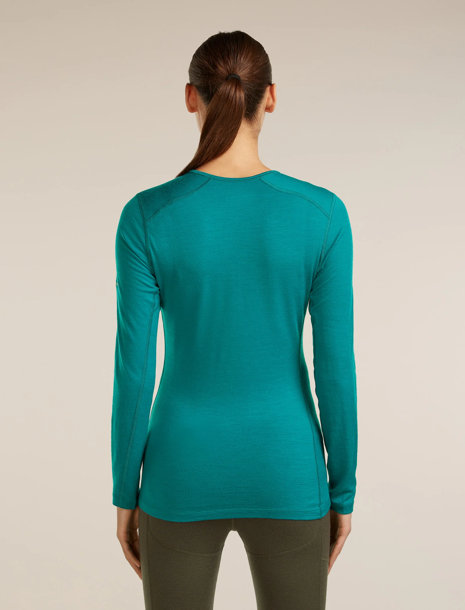 Women’s Merino 200 Oasis Long Sleeve Crewe Sunrise Summit - Image 2