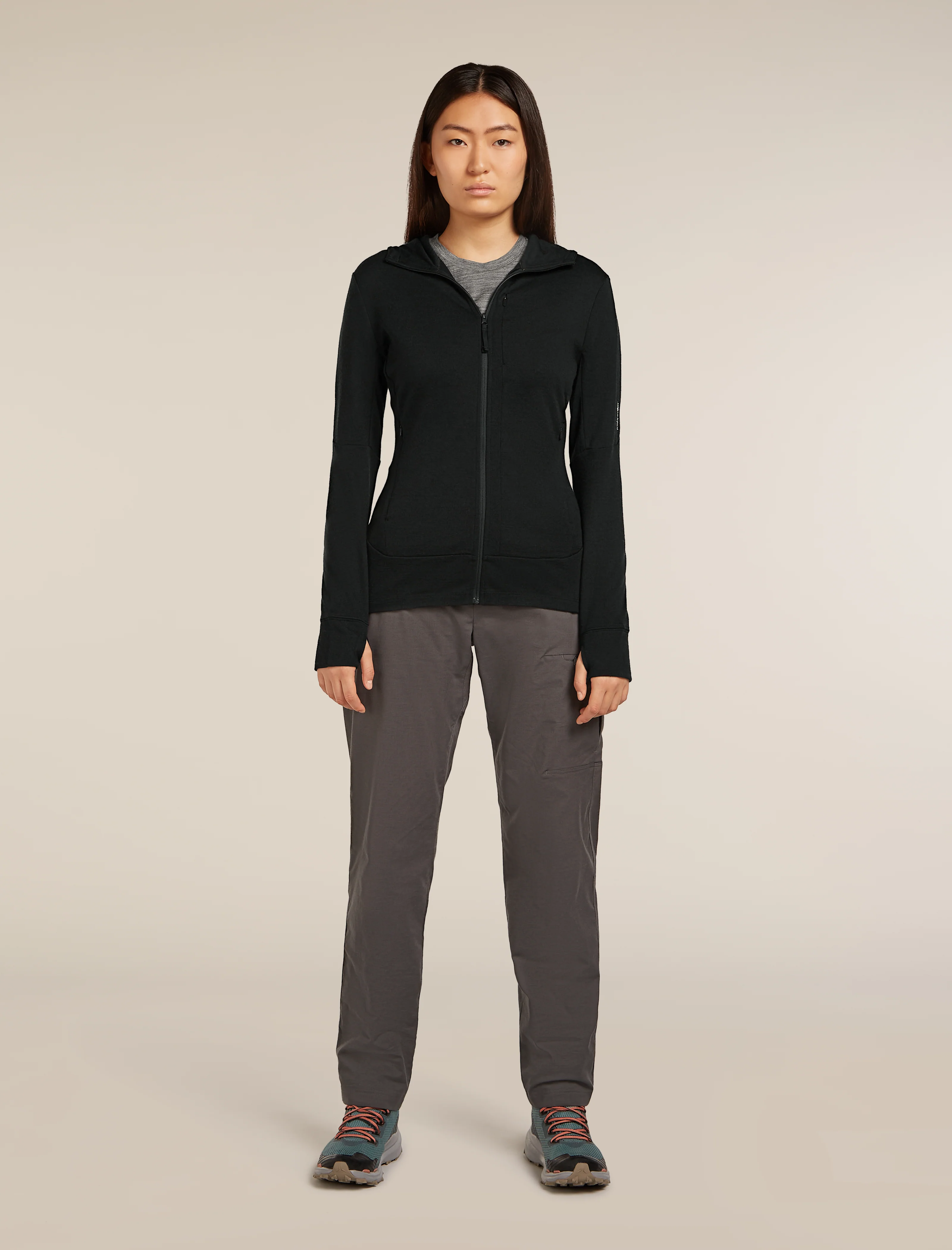 Women’s Merino 260 Quantum Long Sleeve Zip Hoodie - Image 3