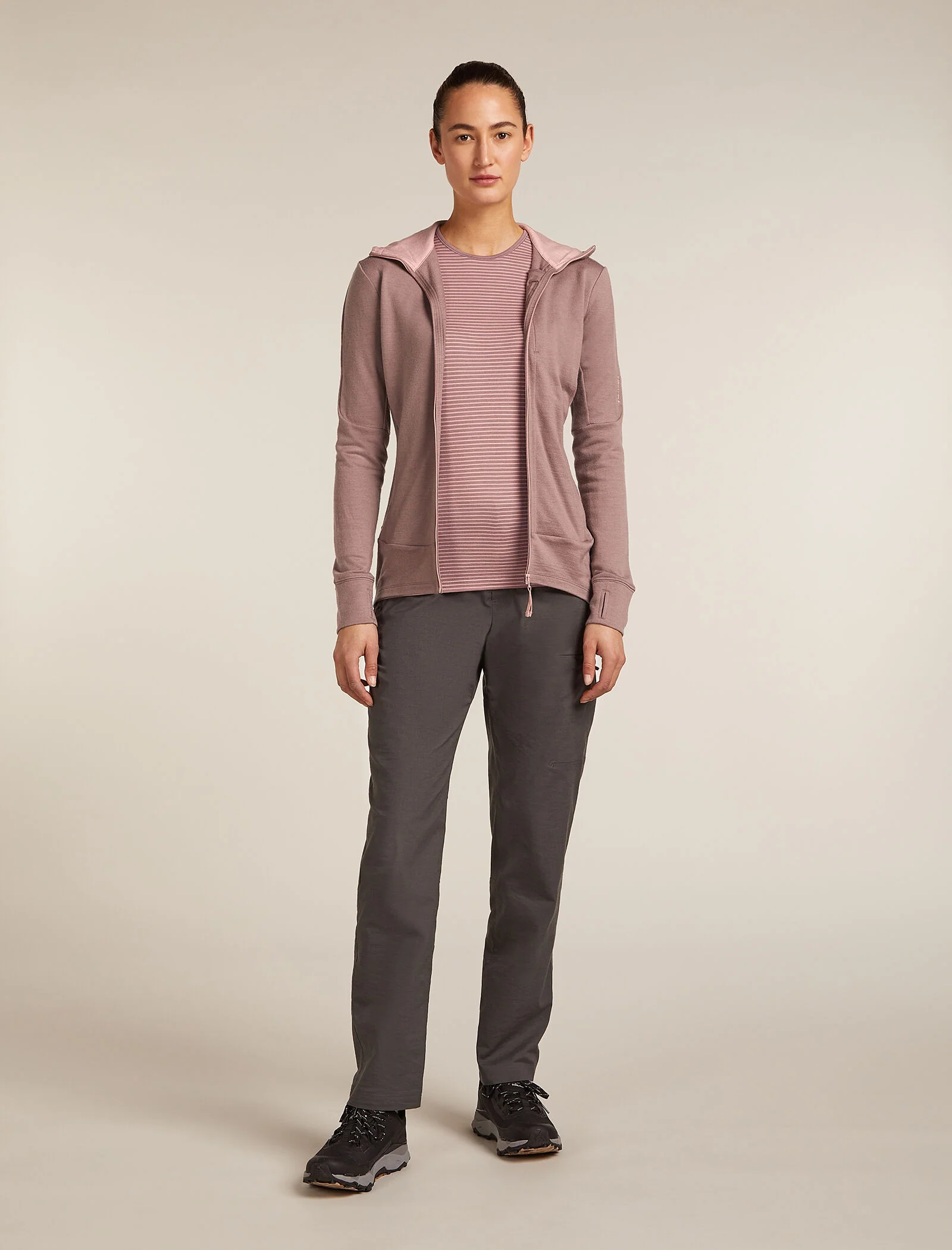 Women’s Merino 260 Quantum Long Sleeve Zip Hoodie - Image 3
