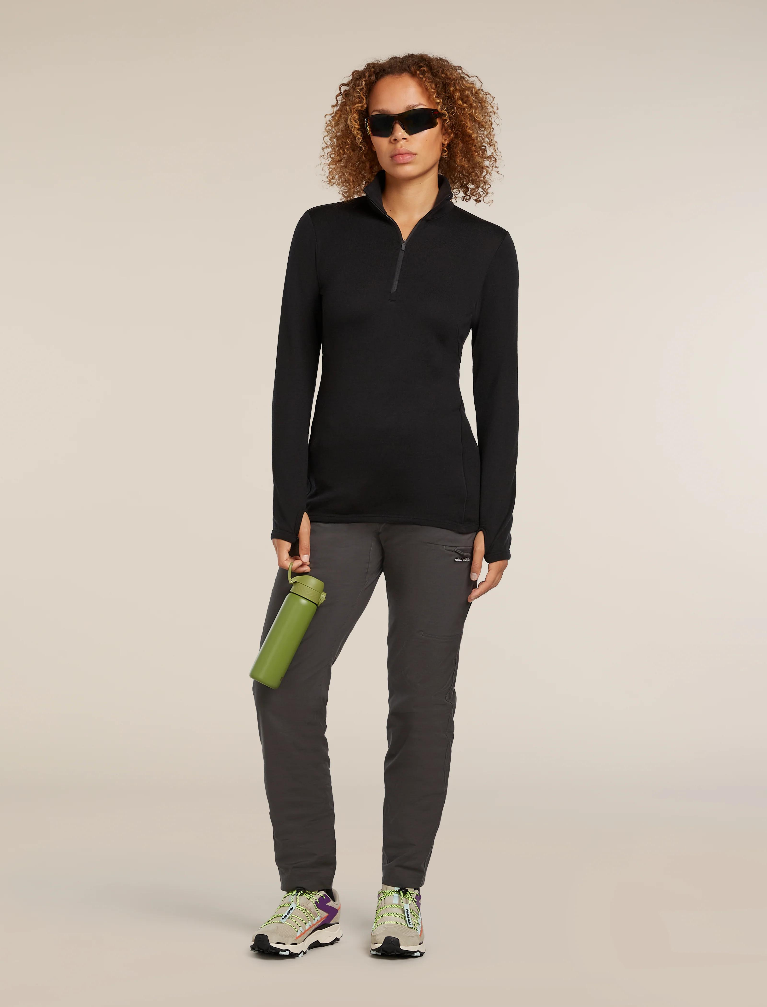 Women’s Merino 300 Original Long Sleeve Half Zip Top - Image 4