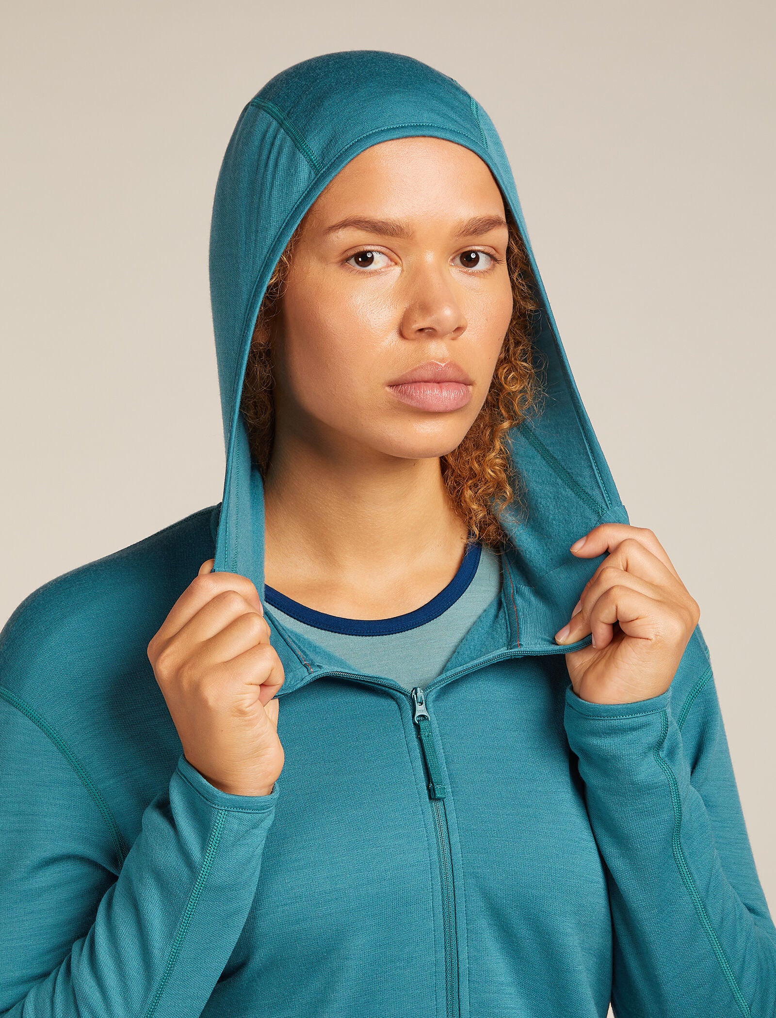 Women’s Merino 360 Realfleece™ Elemental Long Sleeve Zip Hoodie - Image 7
