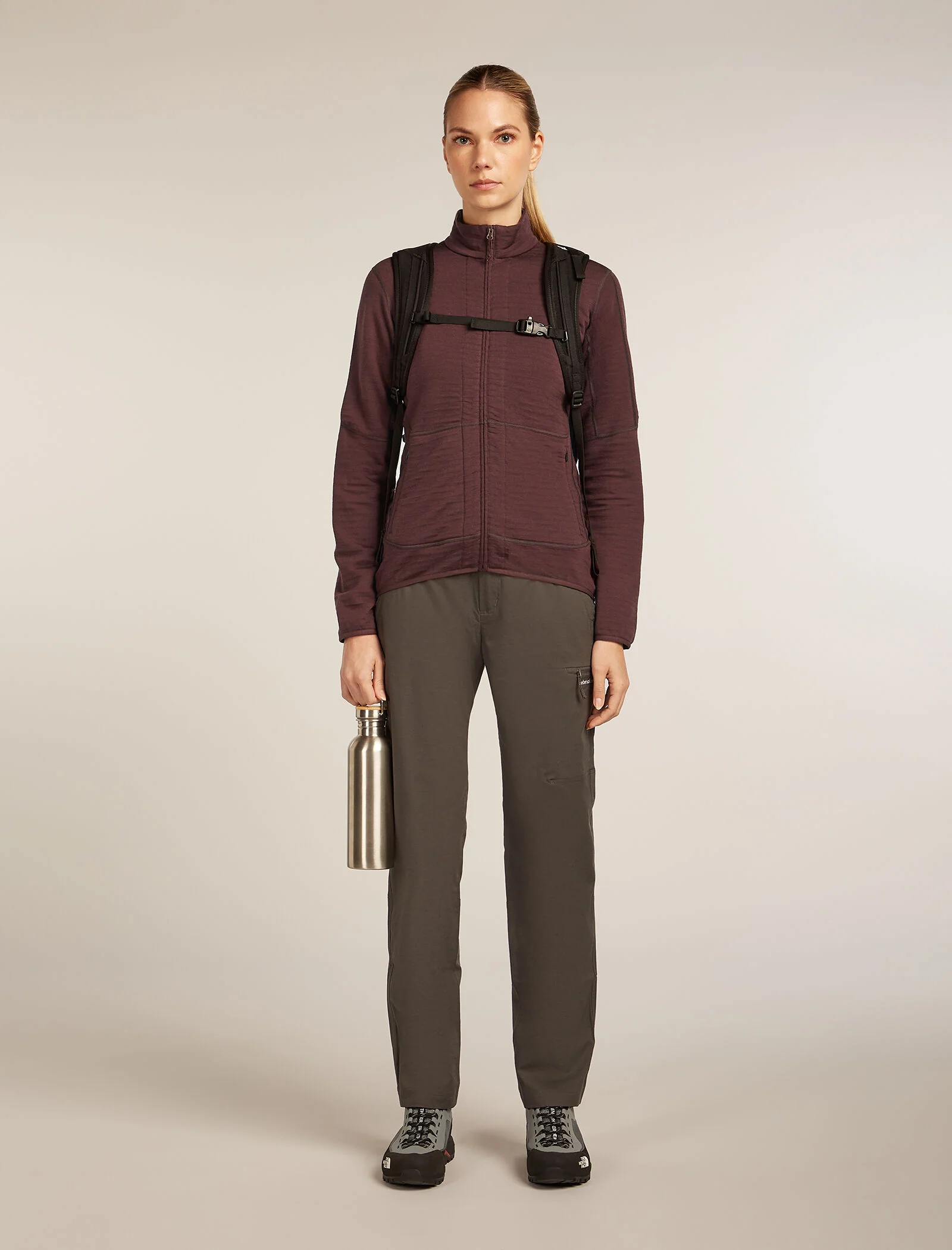 Women’s Merino 400 RealFleece™ Descender Long Sleeve Zip Jacket - Image 4