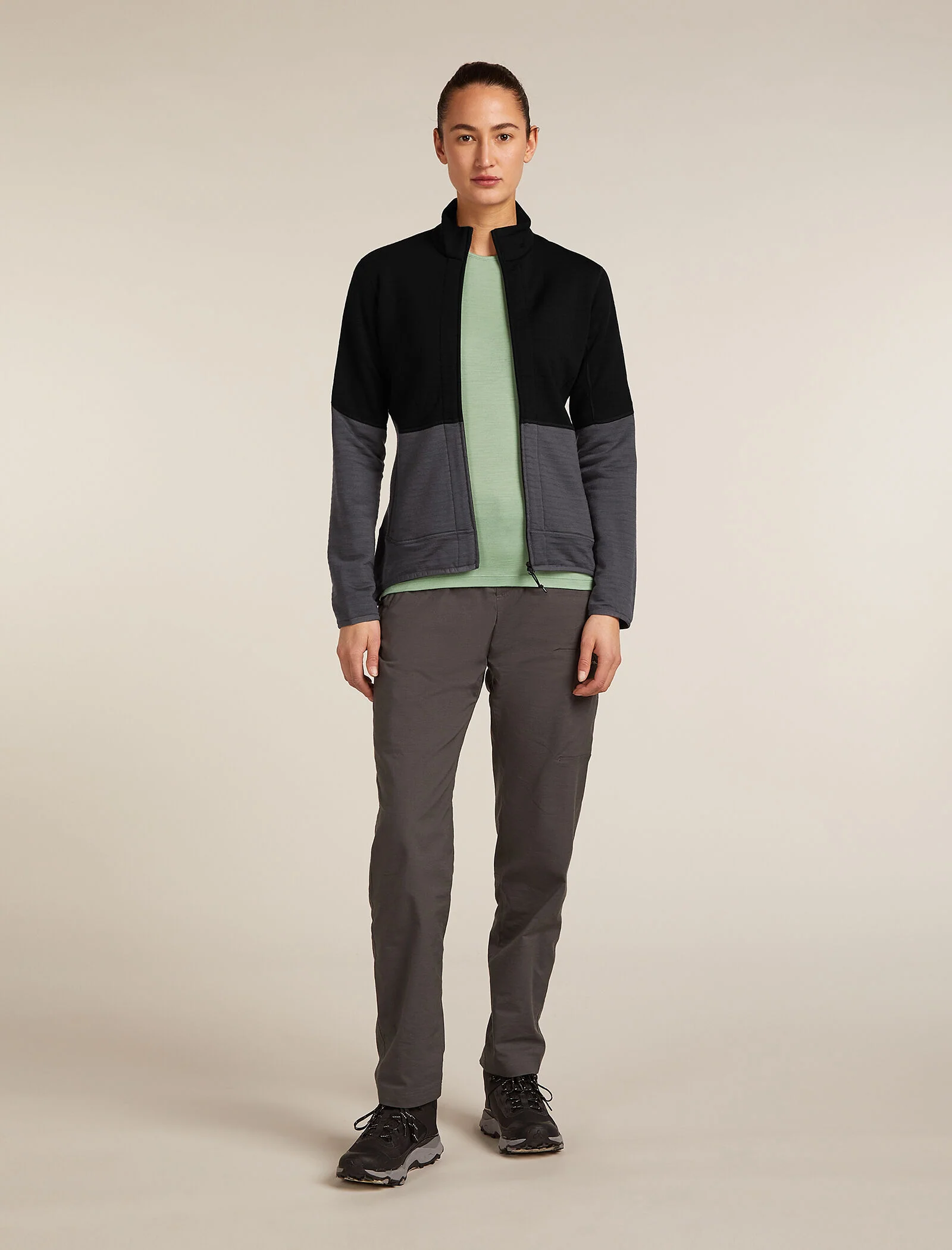 Women’s Merino 400 RealFleece™ Descender Long Sleeve Zip Jacket - Image 3