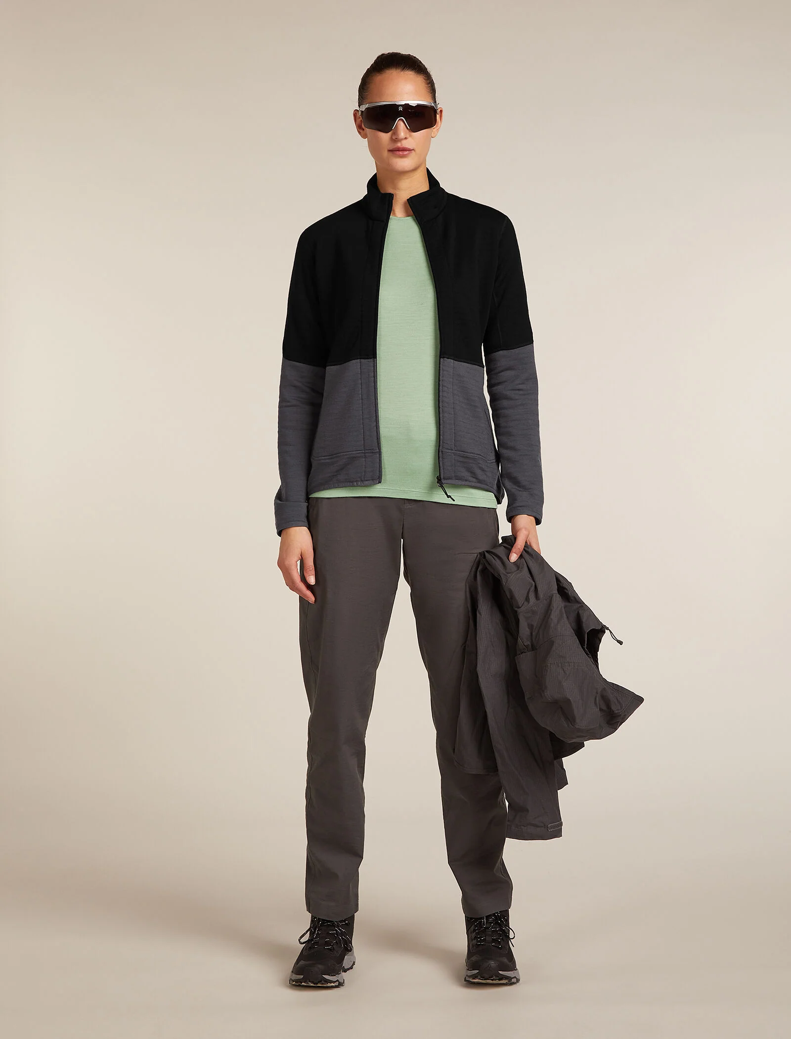 Women’s Merino 400 RealFleece™ Descender Long Sleeve Zip Jacket - Image 4