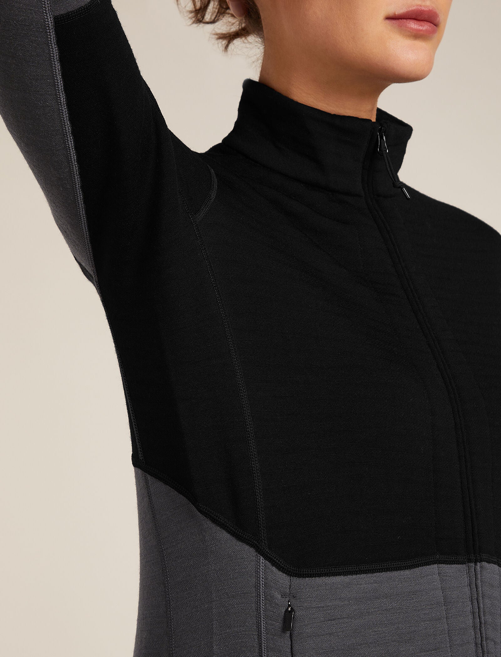 Women’s Merino 400 RealFleece™ Descender Long Sleeve Zip Jacket - Image 6
