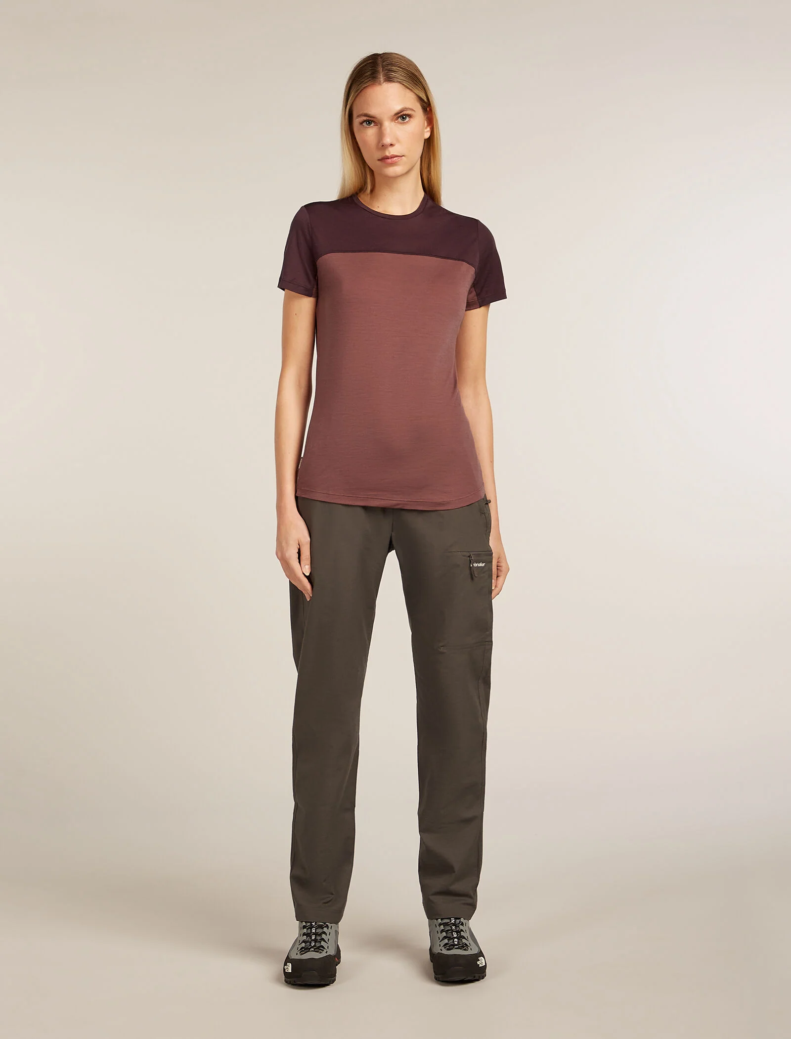 Women’s Merino Blend 125 Cool-Lite™ Sphere Short Sleeve T-Shirt Colour Block - Image 3