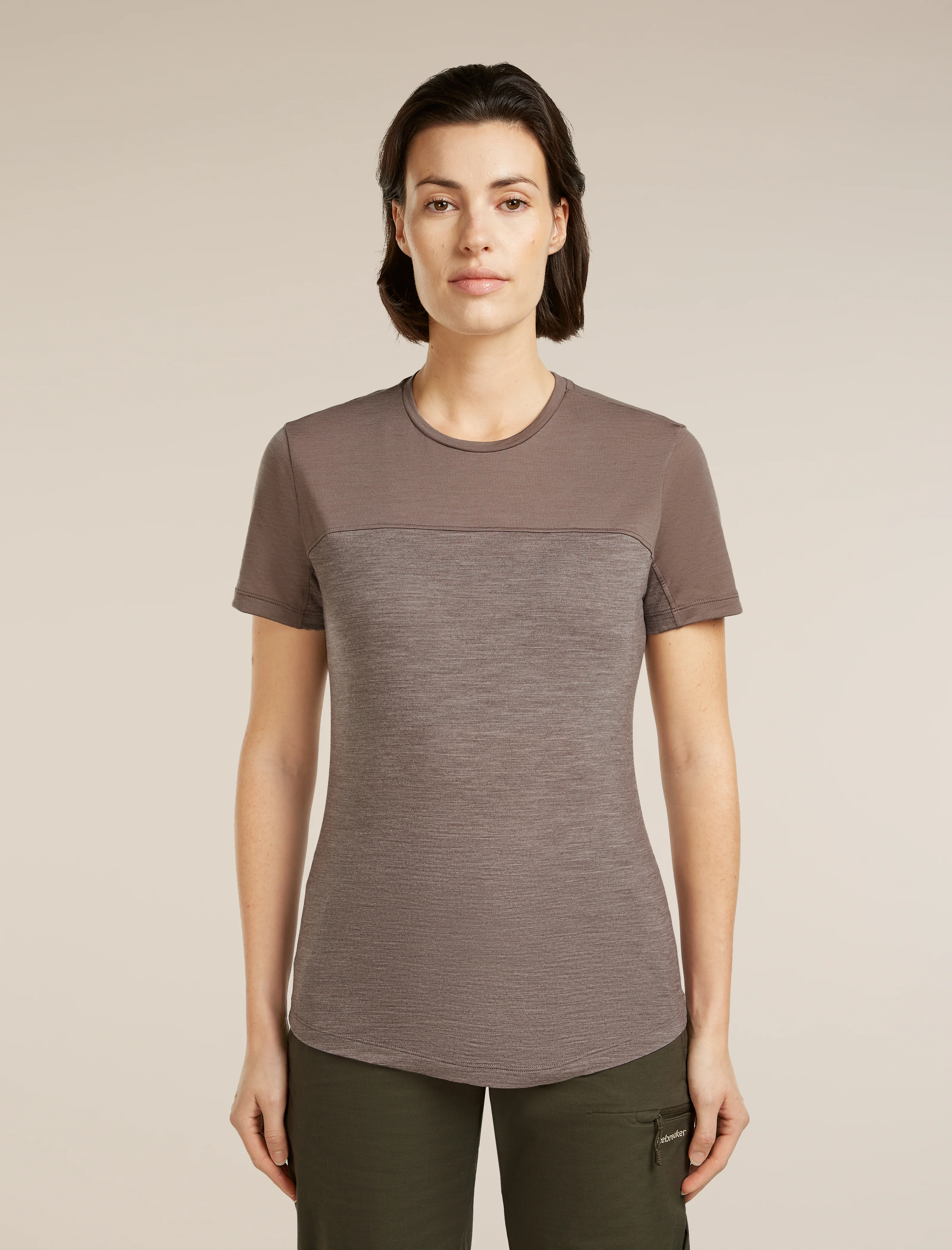 Women’s Merino Blend 125 Cool-Lite™ Sphere Short Sleeve T-Shirt Colour Block