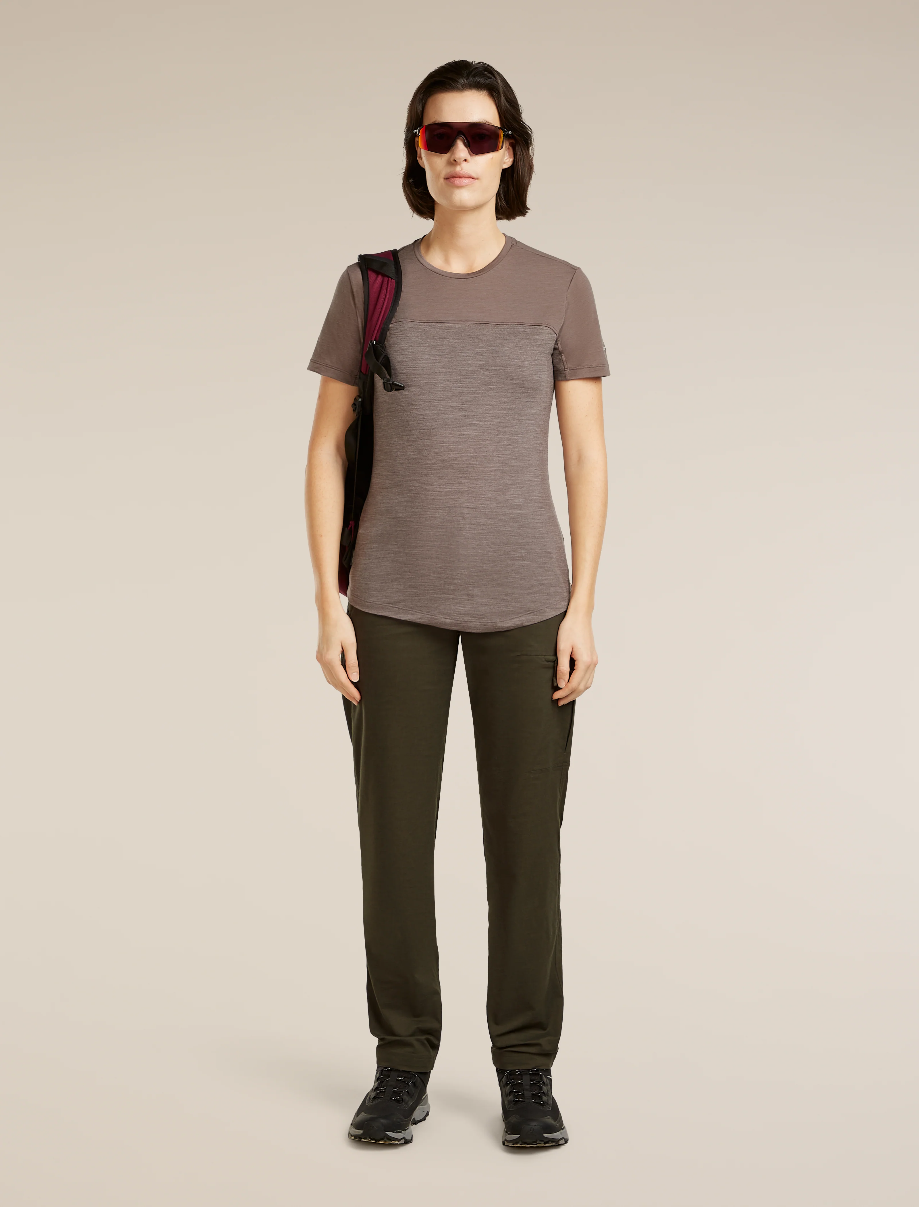 Women’s Merino Blend 125 Cool-Lite™ Sphere Short Sleeve T-Shirt Colour Block - Image 4