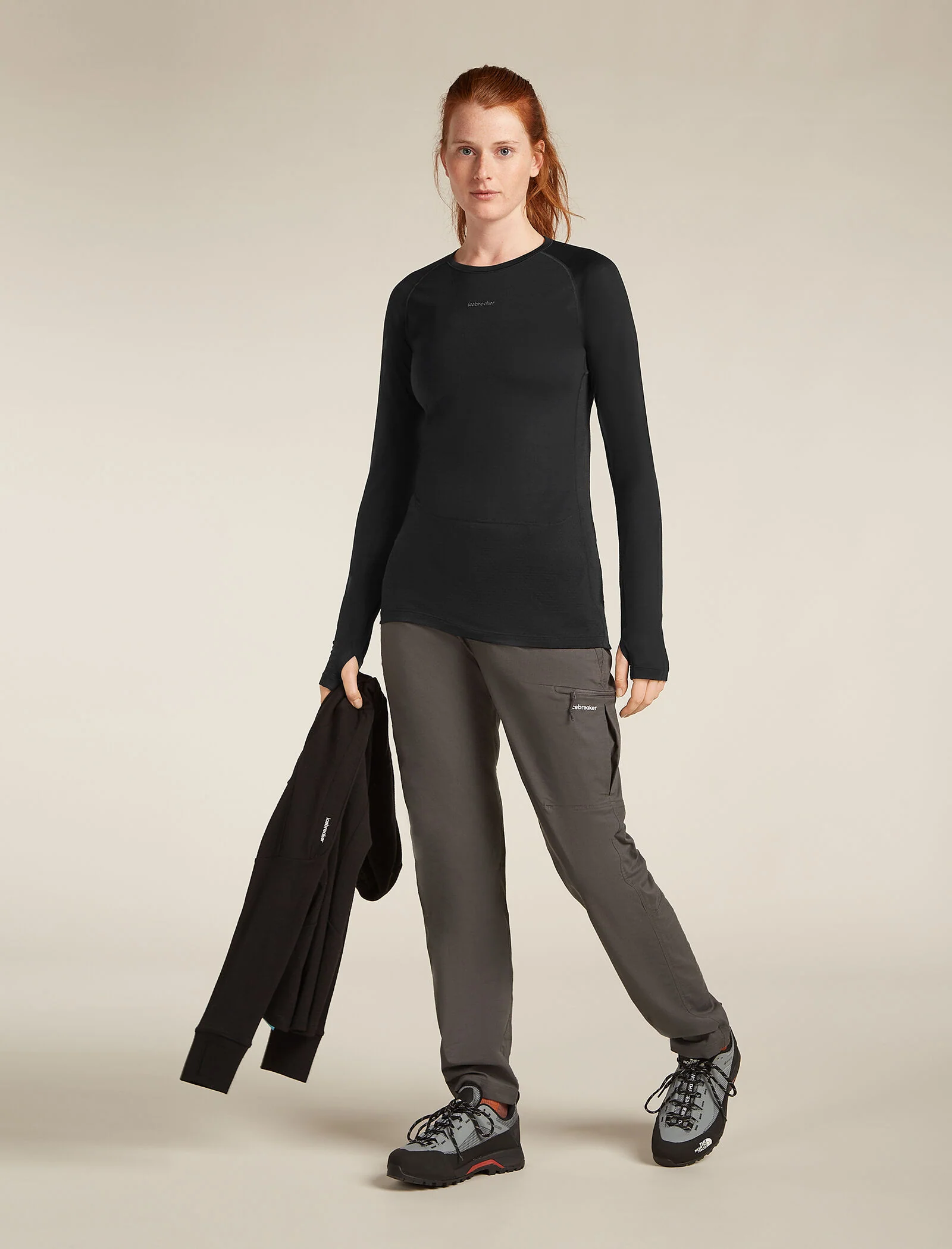 Women’s Merino Blend 125 ZoneKnit™ Long Sleeve Crewe - Image 4