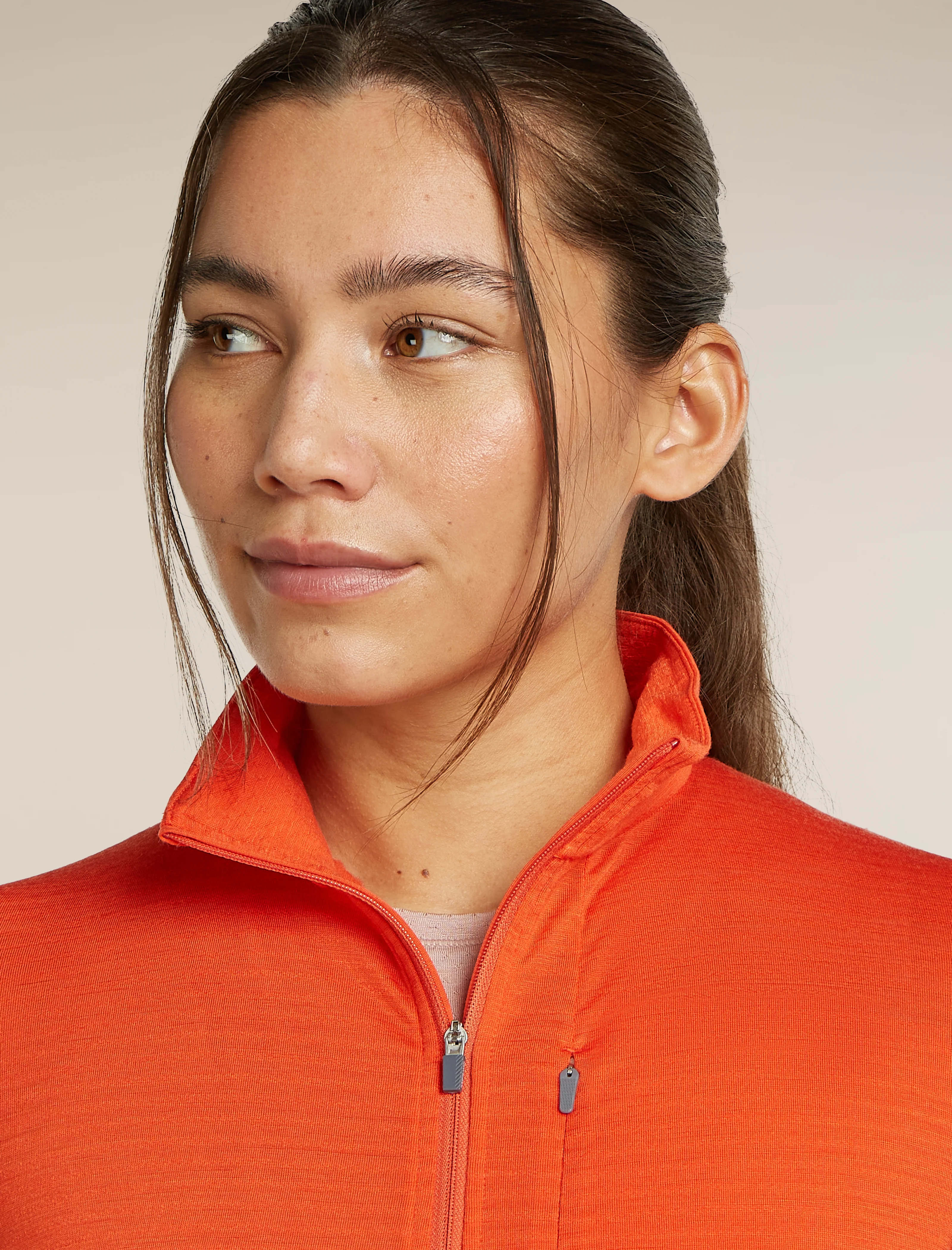 Women’s Merino Blend 200 RealFleece™ Descender Long Sleeve Half Zip - Image 6