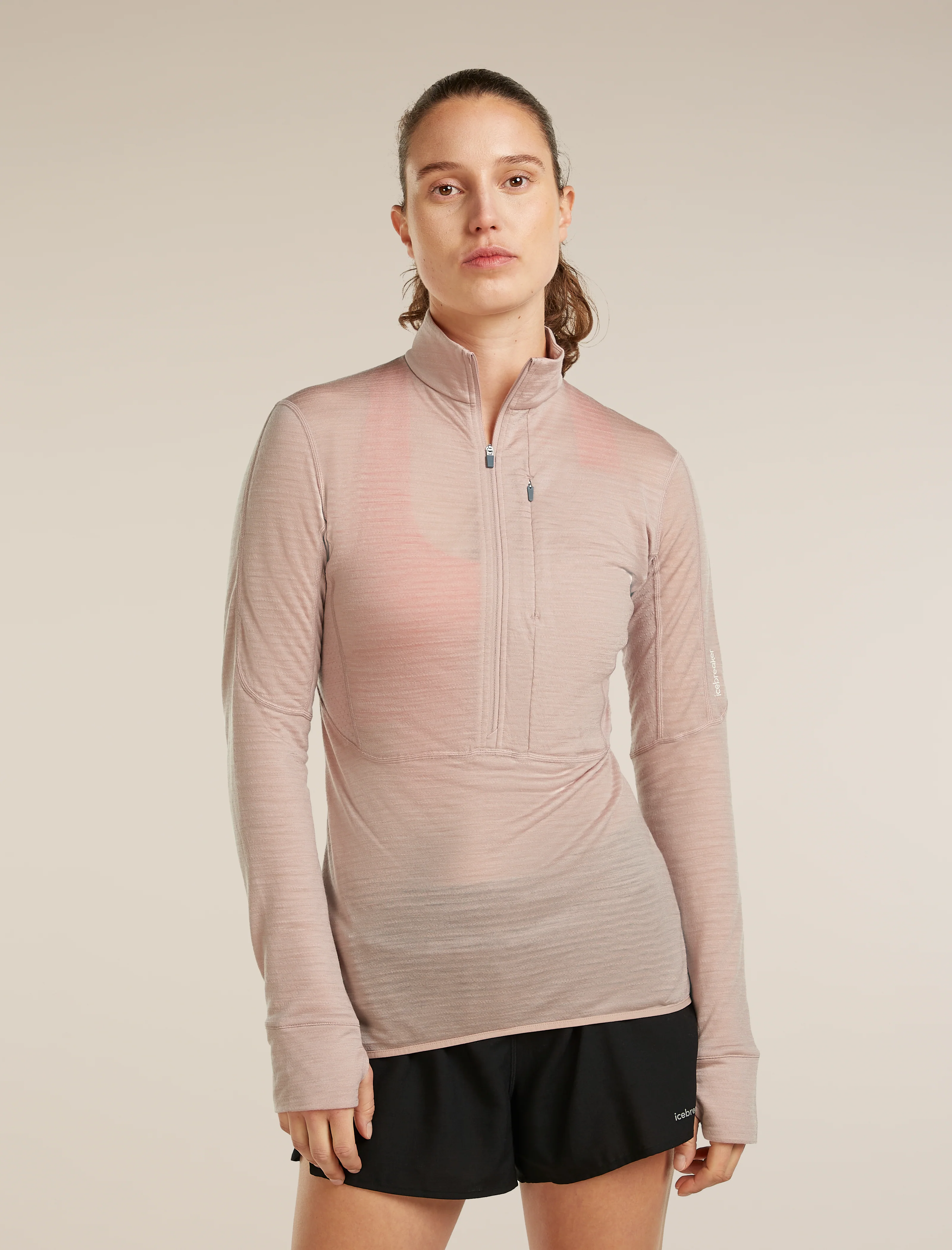 Women’s Merino Blend 200 RealFleece™ Descender Long Sleeve Half Zip