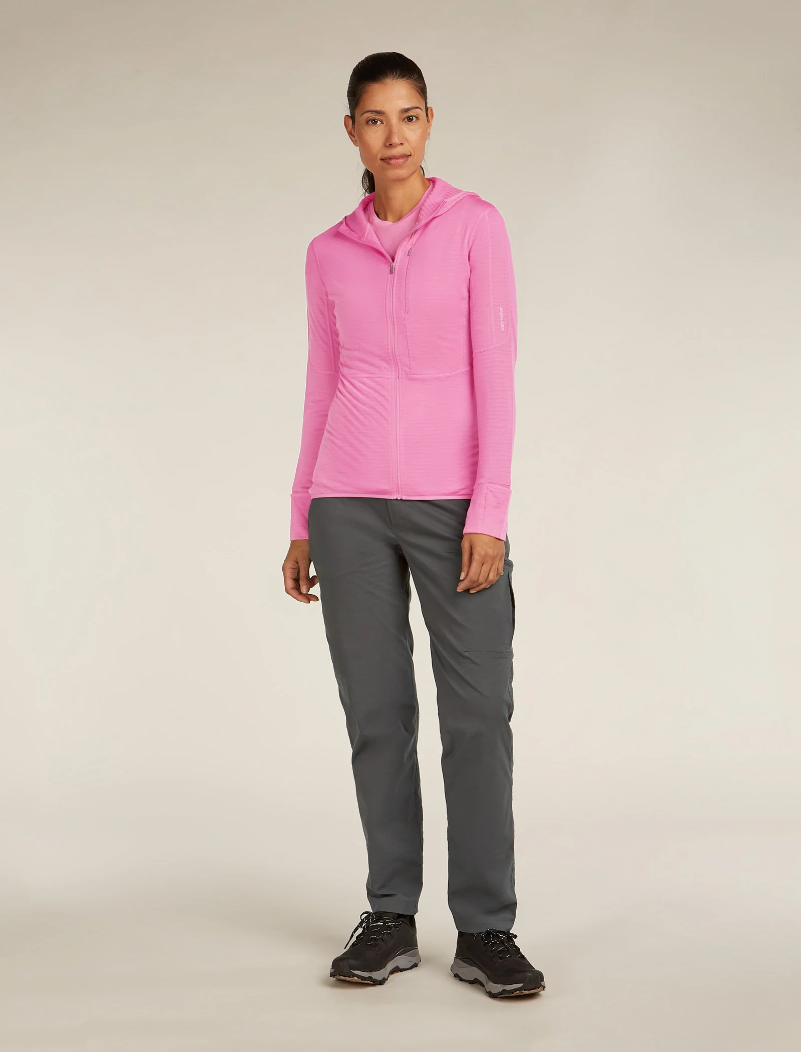 Women’s Merino Blend 200 Realfleece™ Descender Long Sleeve Zip Hoodie - Image 3
