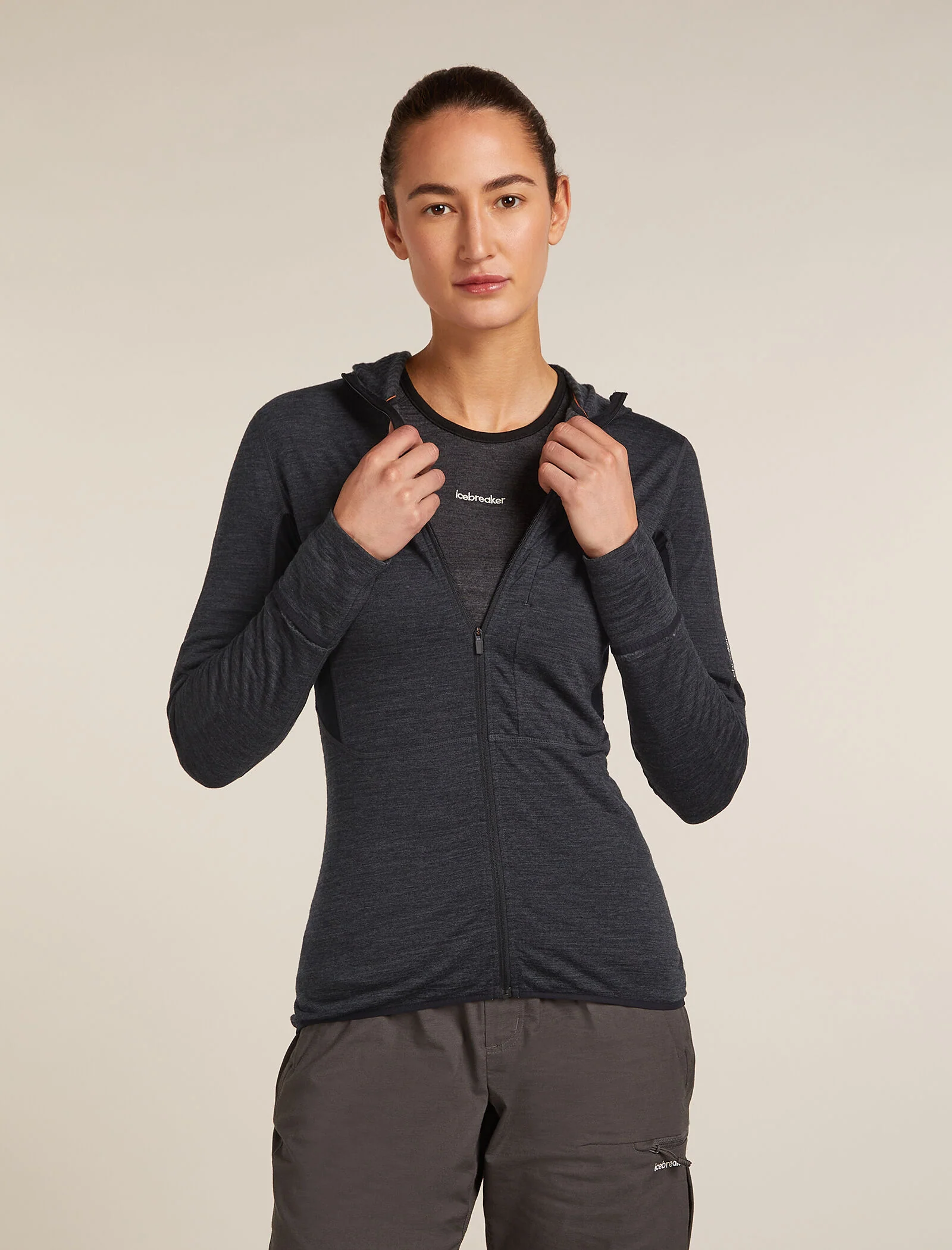 Women’s Merino Blend 200 Realfleece™ Descender Long Sleeve Zip Hoodie