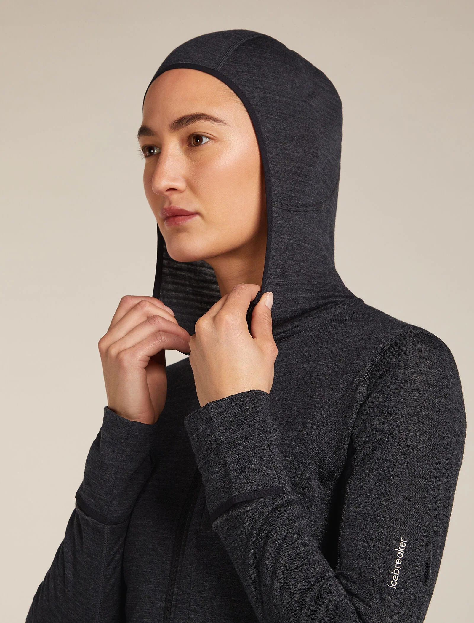 Women’s Merino Blend 200 Realfleece™ Descender Long Sleeve Zip Hoodie - Image 8