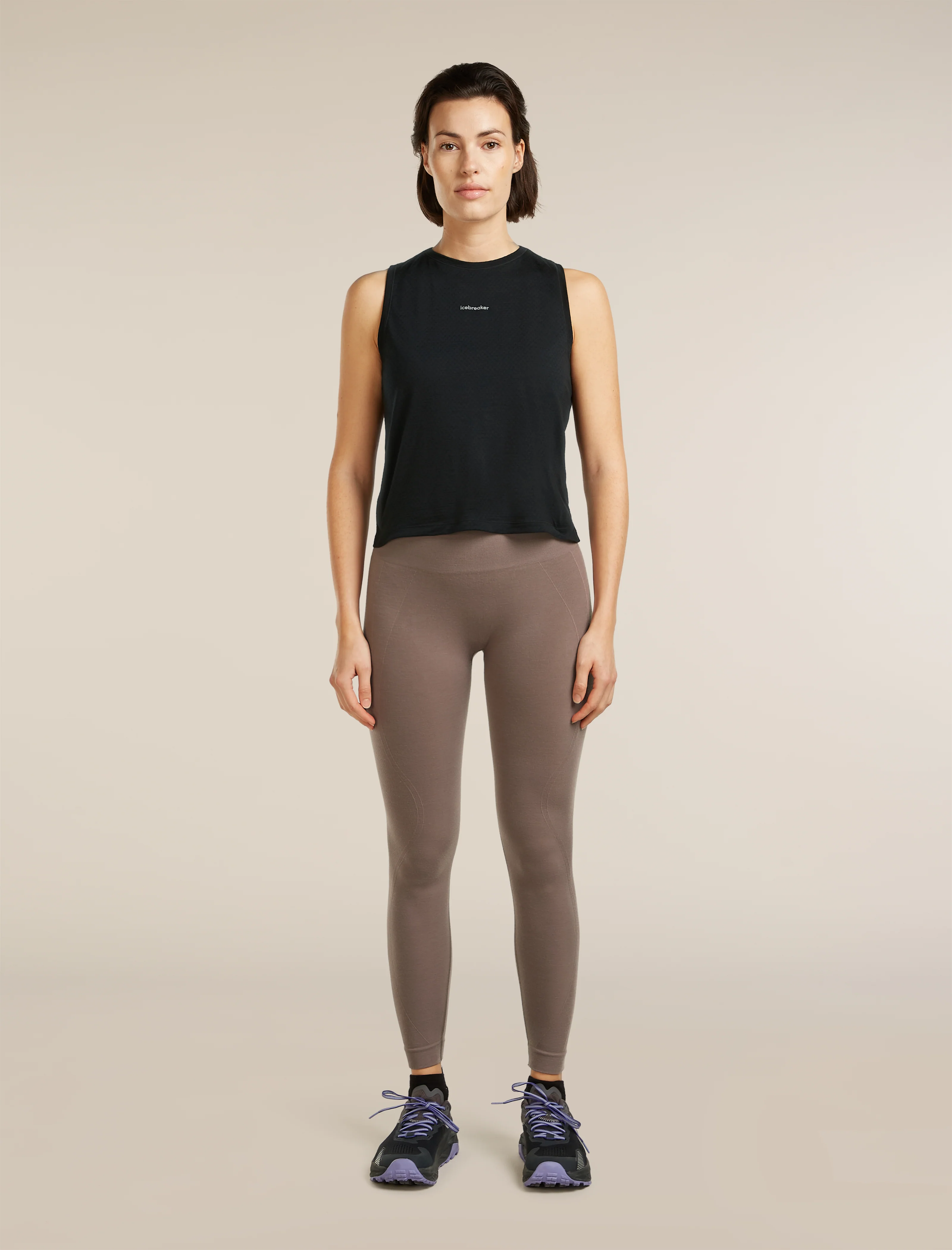 Women’s Merino Blend 260 Zoneknit™ Seamless 25" Tights - Image 3