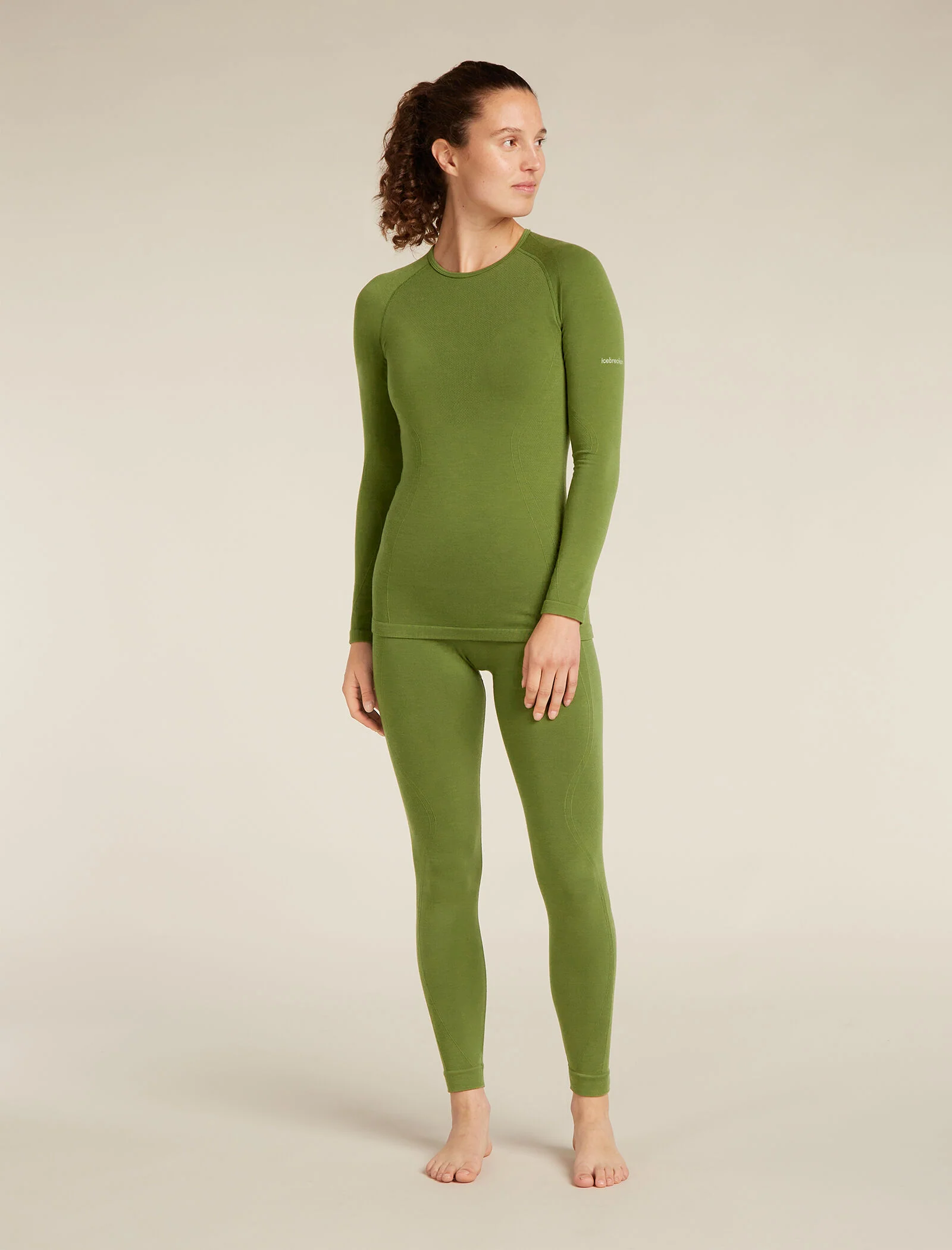 Women’s Merino Blend 260 ZoneKnit™ Seamless Long Sleeve Crew Thermal Top - Image 3