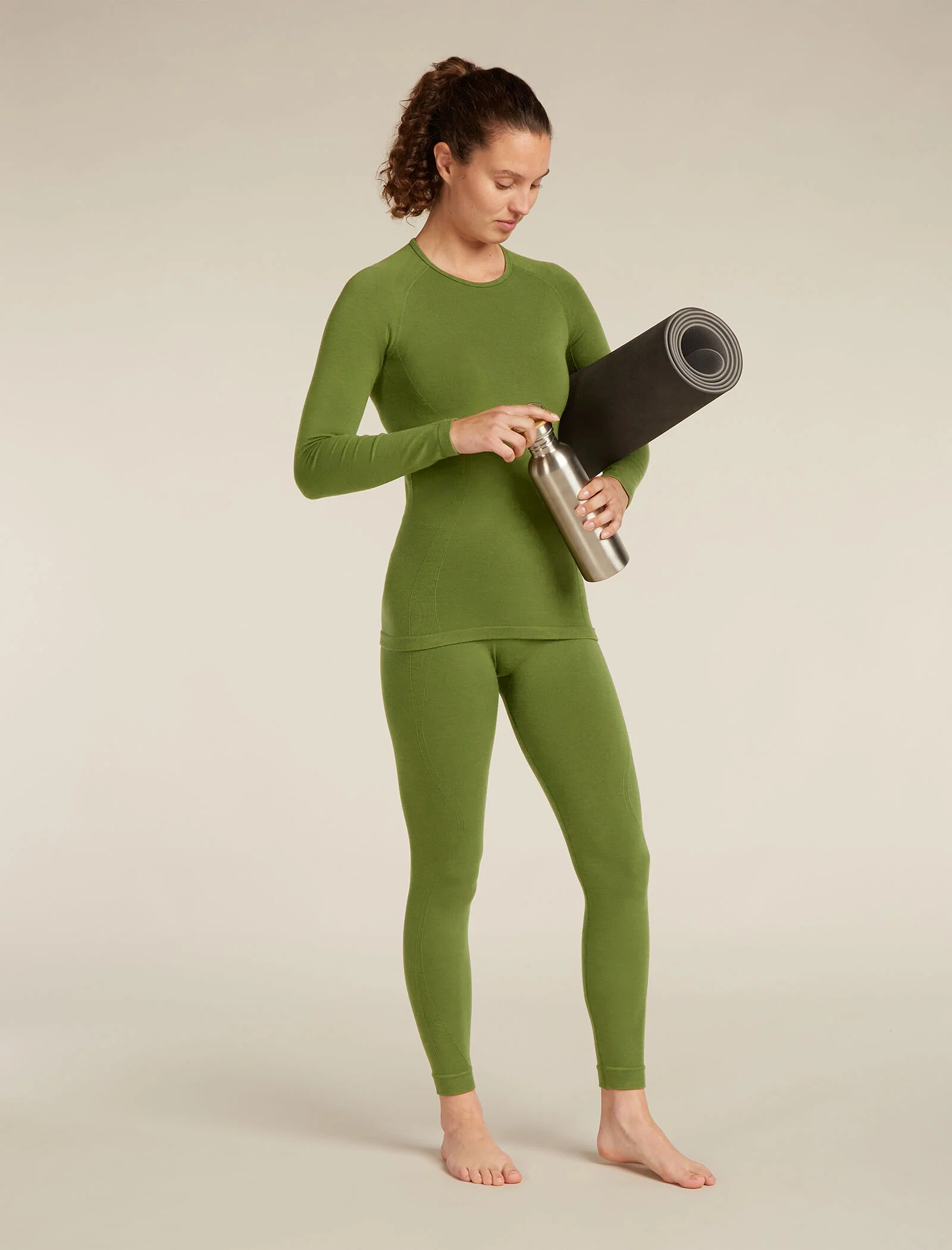 Women’s Merino Blend 260 ZoneKnit™ Seamless Long Sleeve Crew Thermal Top - Image 4