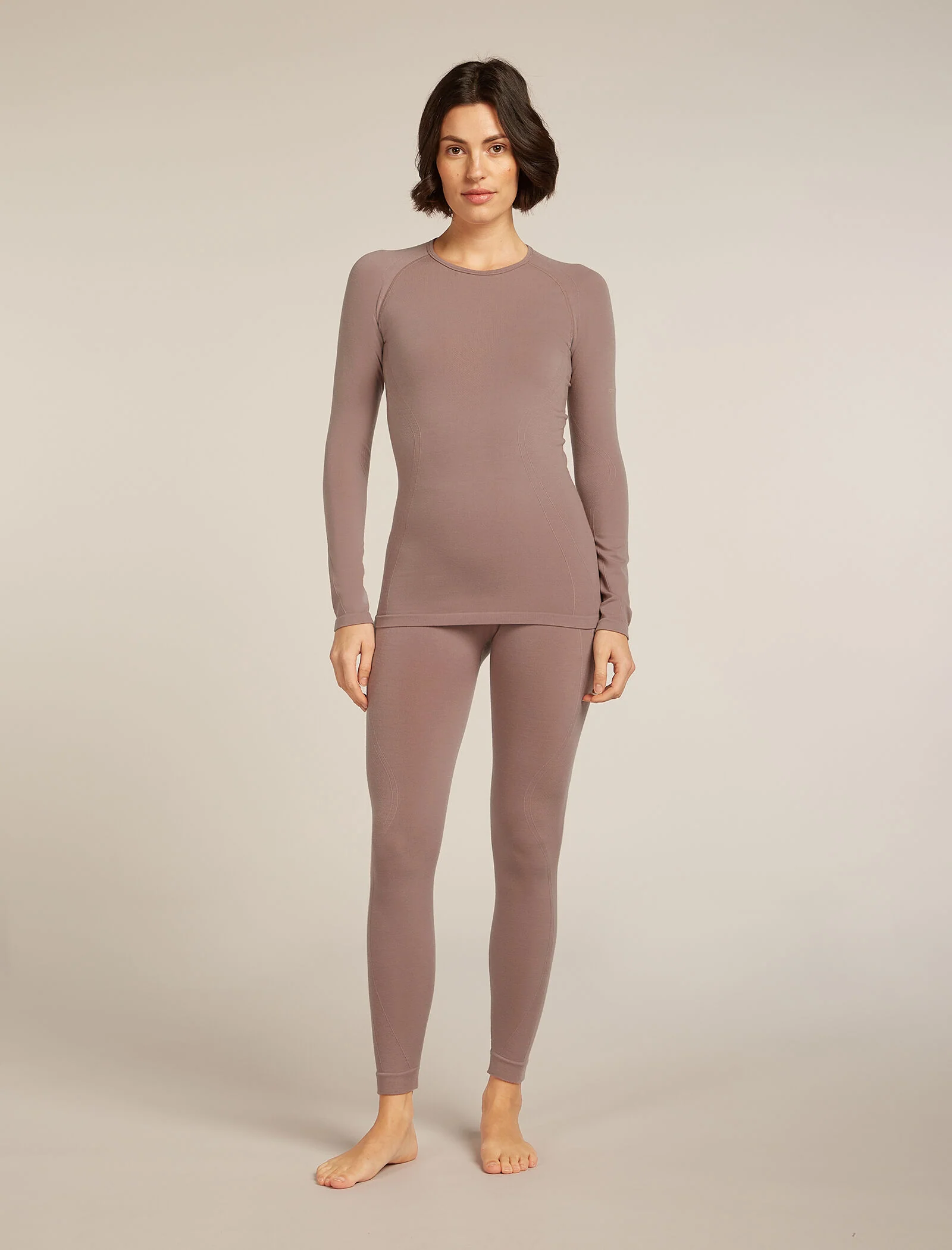 Women’s Merino Blend 260 ZoneKnit™ Seamless Long Sleeve Crew Thermal Top - Image 3