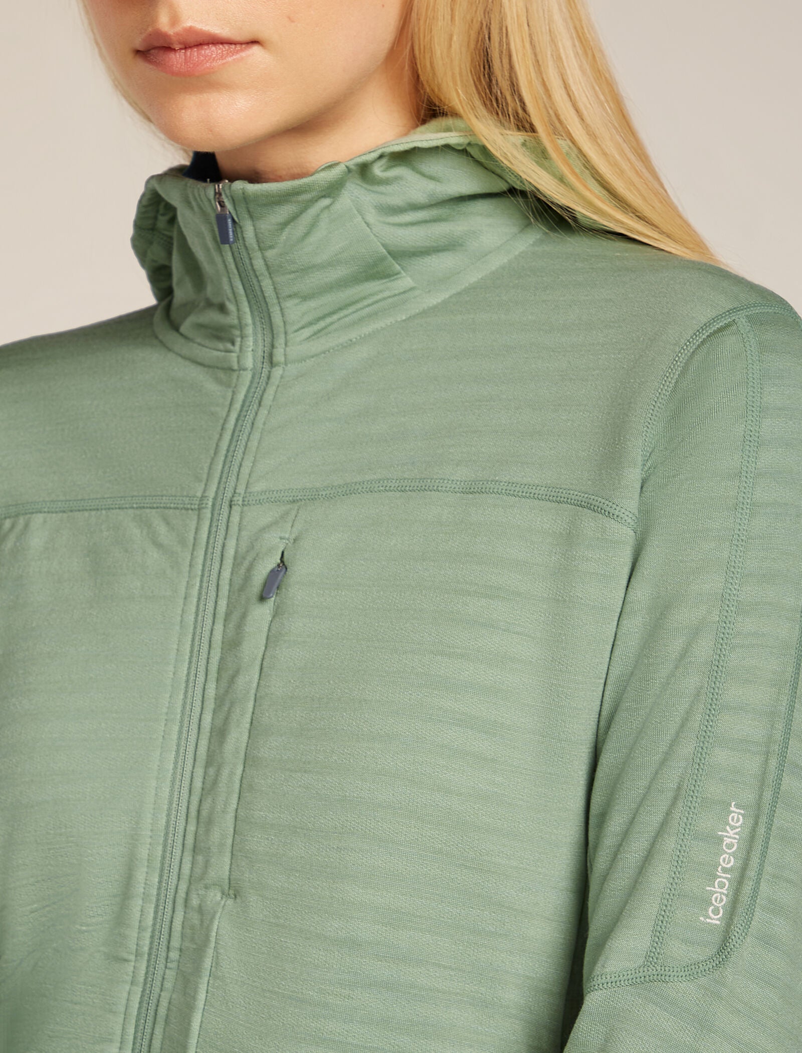 Women’s Merino Blend 300 RealFleece™ Descender Long Sleeve Zip Hoodie - Image 5