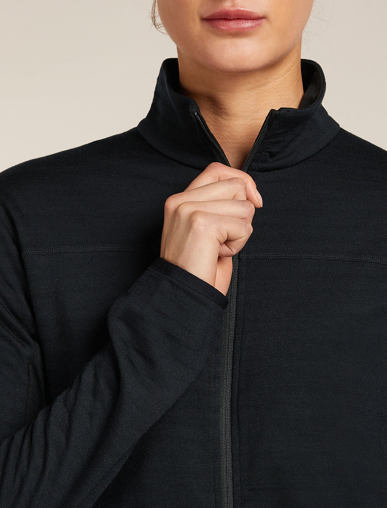 Women’s Merino Blend 300 RealFleece™ Descender Long Sleeve Zip Jacket - Image 7