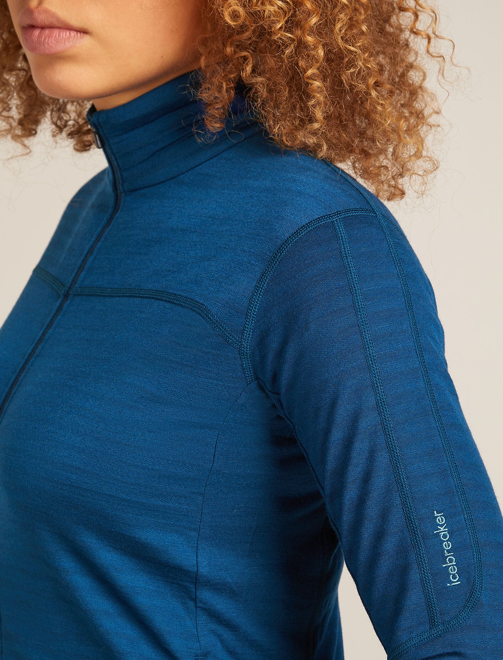 Women’s Merino Blend 300 RealFleece™ Descender Long Sleeve Zip Jacket - Image 5