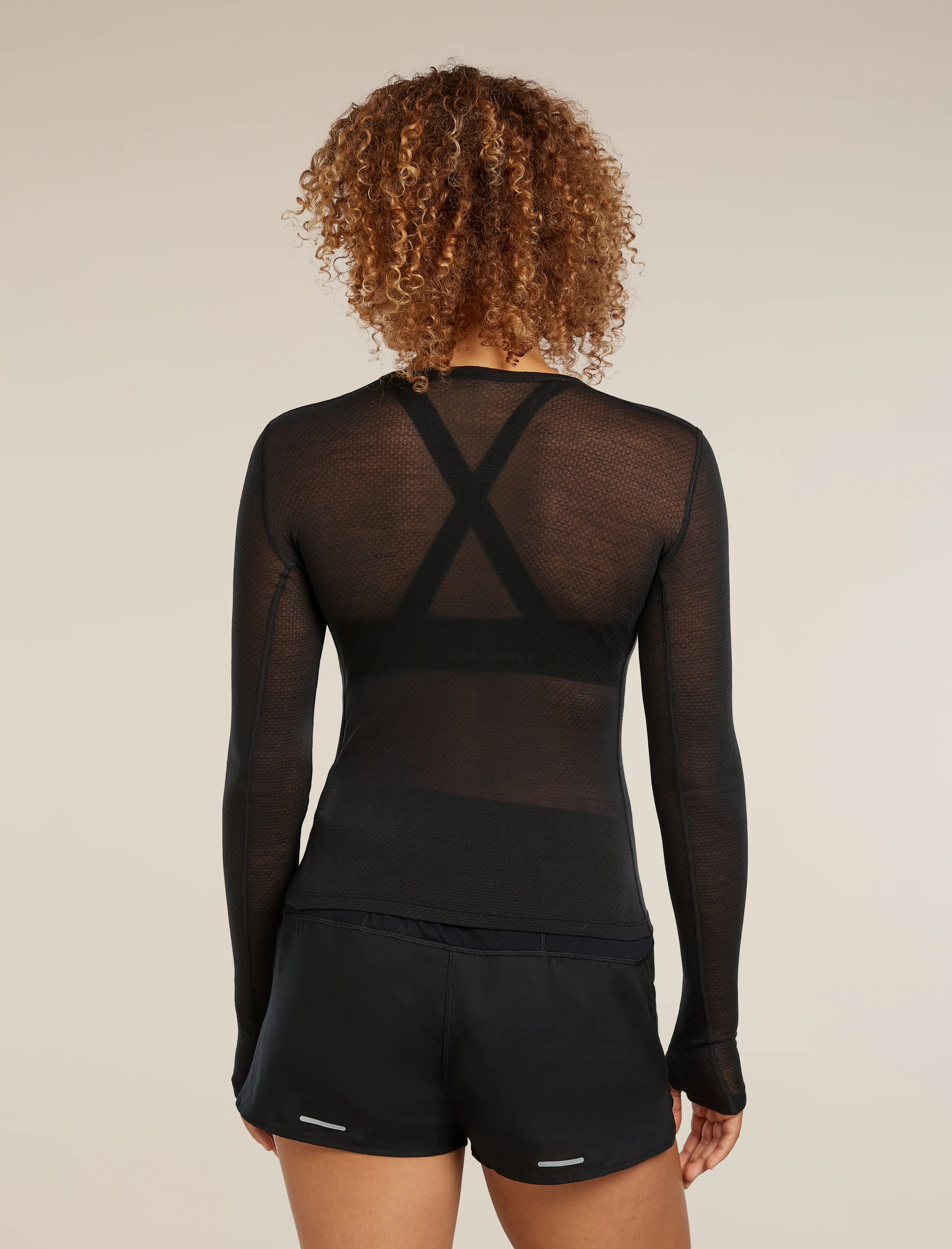 Women’s Merino Blend 75 Cool-Lite™ Featherlight™ Long Sleeve Crew Thermal Top - Image 2