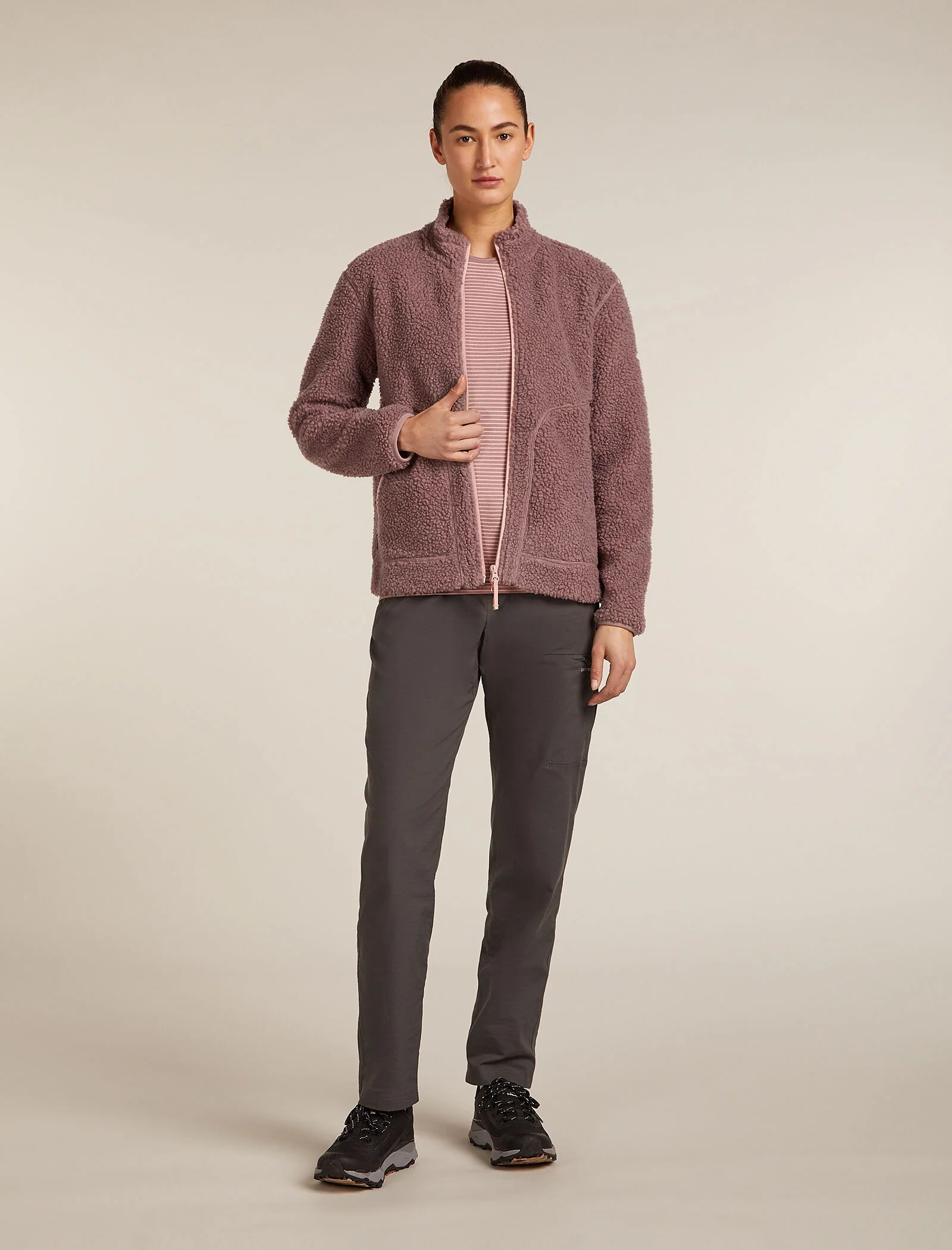 Women’s Merino Blend 960 RealFleece™ High Pile Long Sleeve Zip Jacket - Image 3