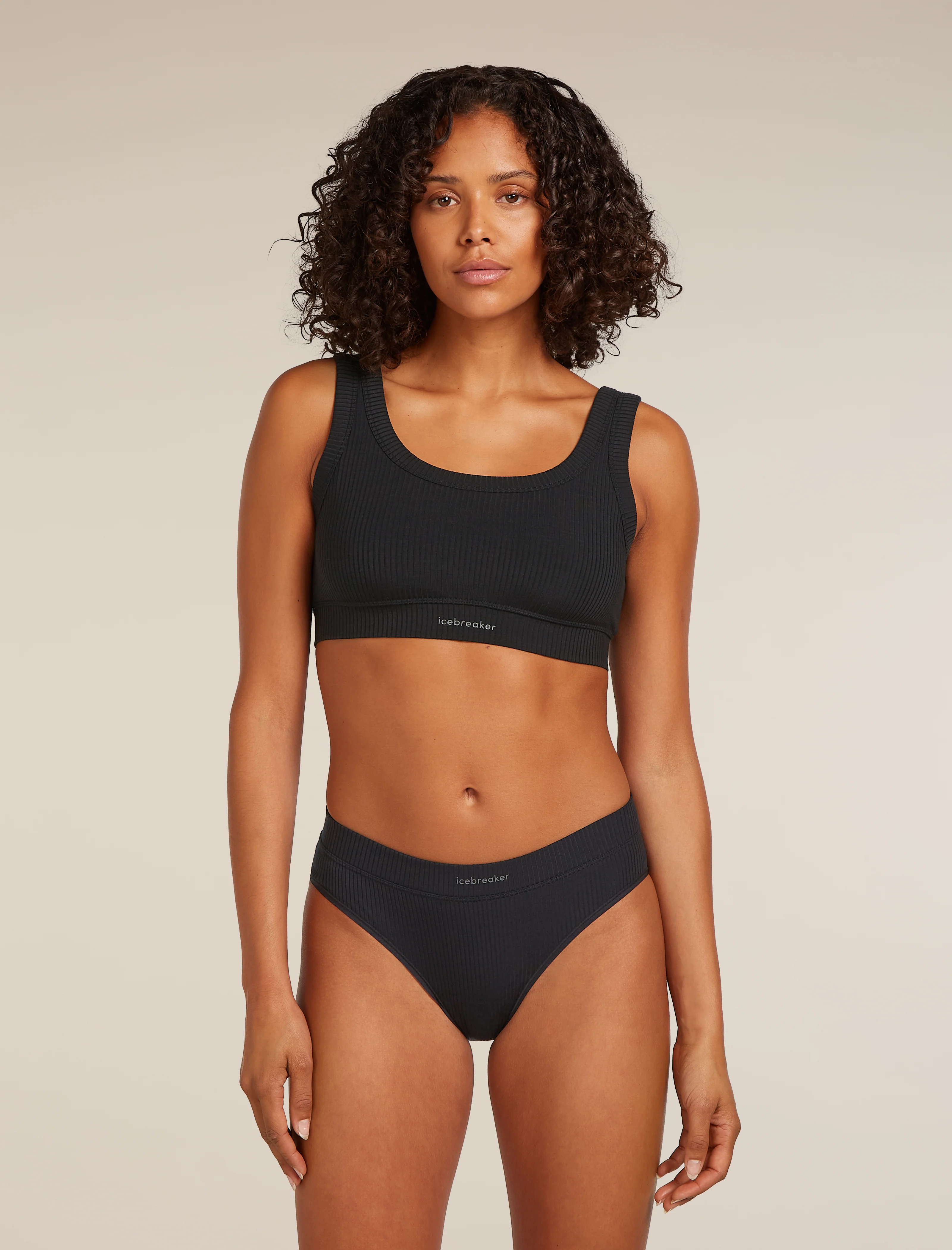 Women’s Merino Blend Rib Lotus Bra