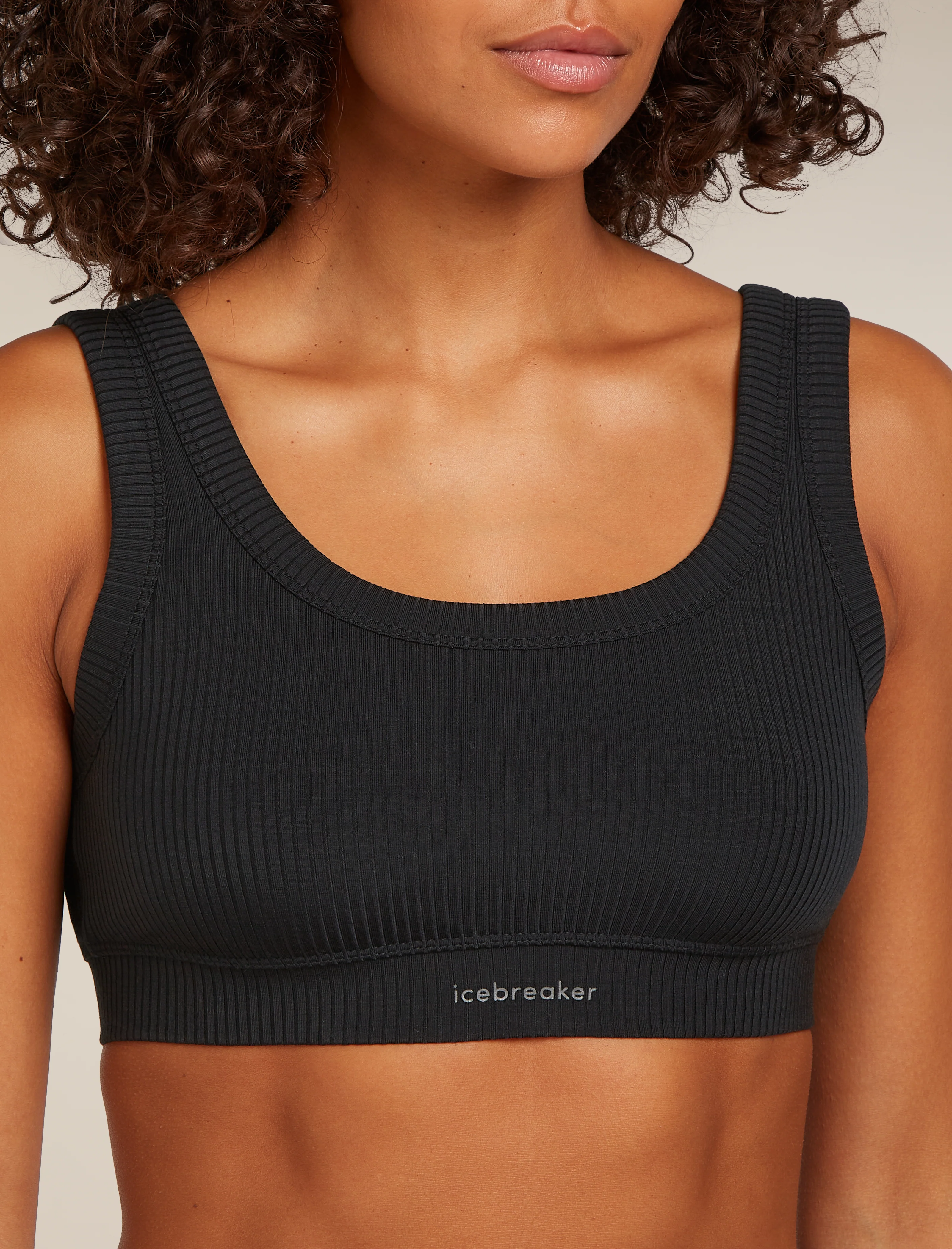 Women’s Merino Blend Rib Lotus Bra - Image 7