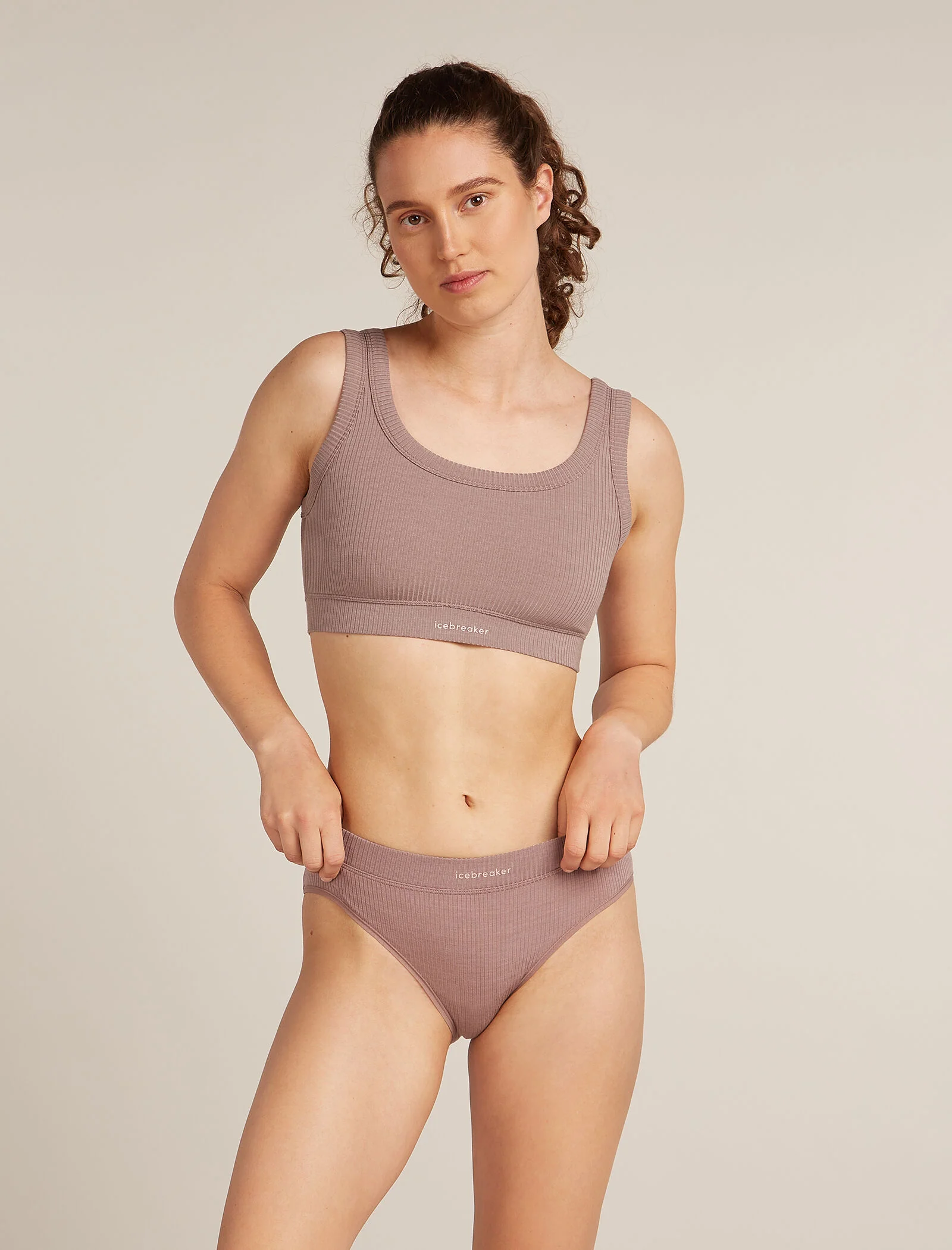 Women’s Merino Blend Rib Lotus Hipster - Image 6
