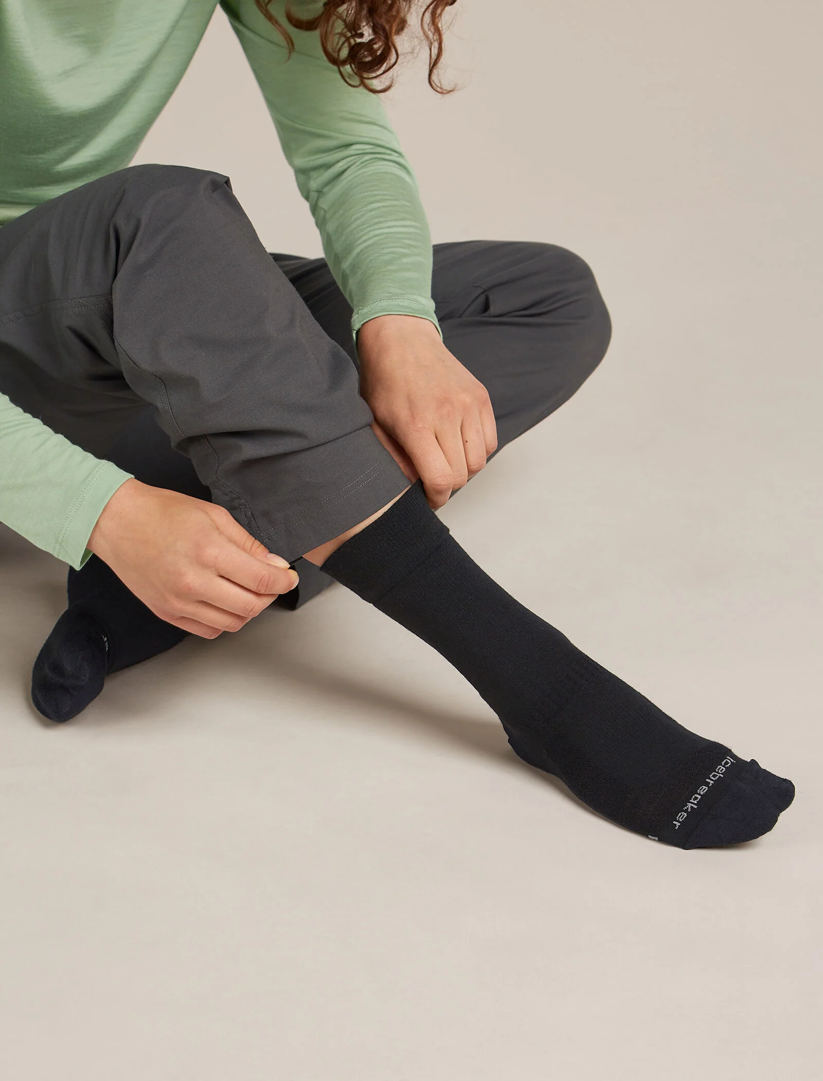 Women’s Merino Hike+ Liner Crew Socks - Image 2