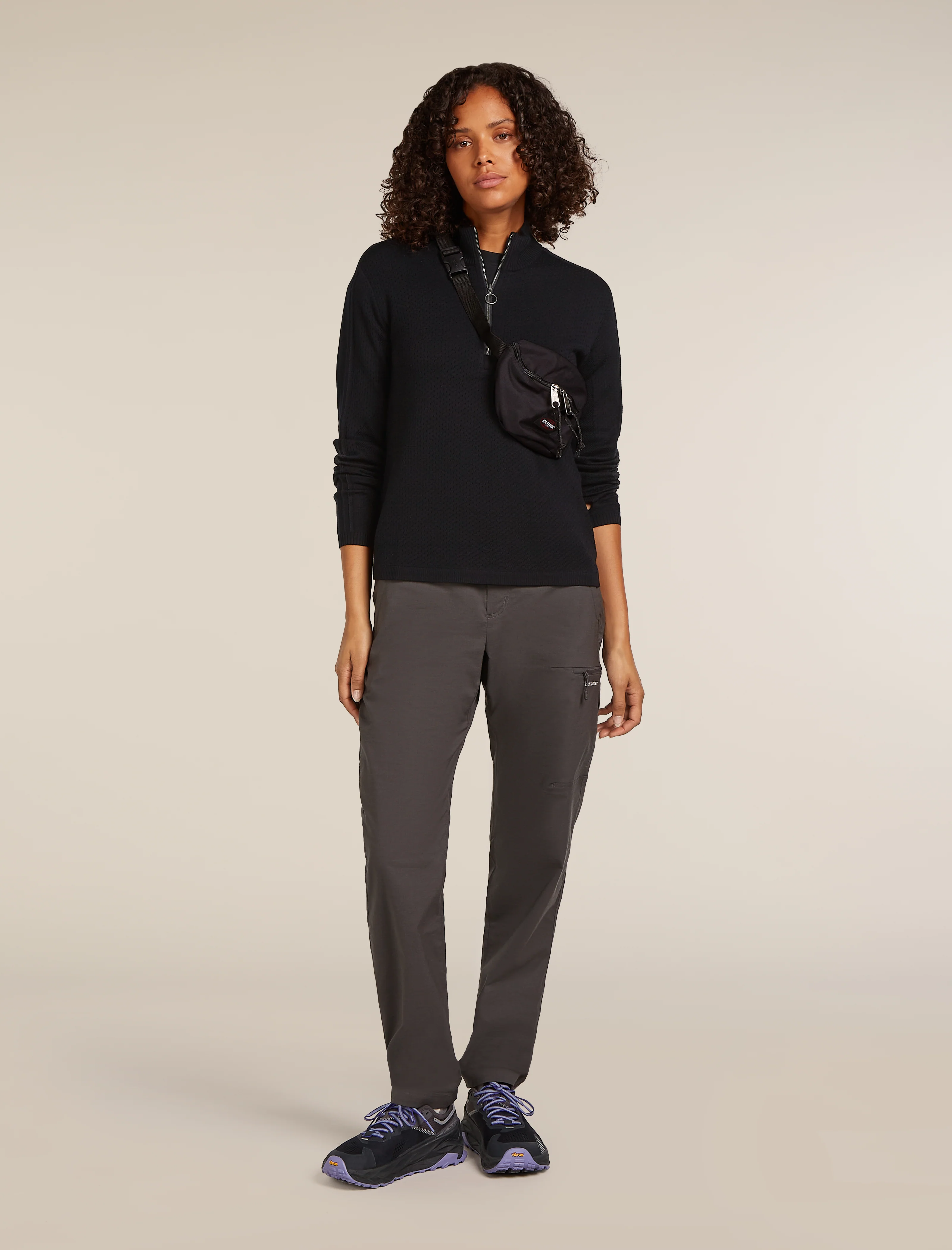 Women’s Merino icebreaker Anniversary Original Long Sleeve Half Zip Top - Image 4