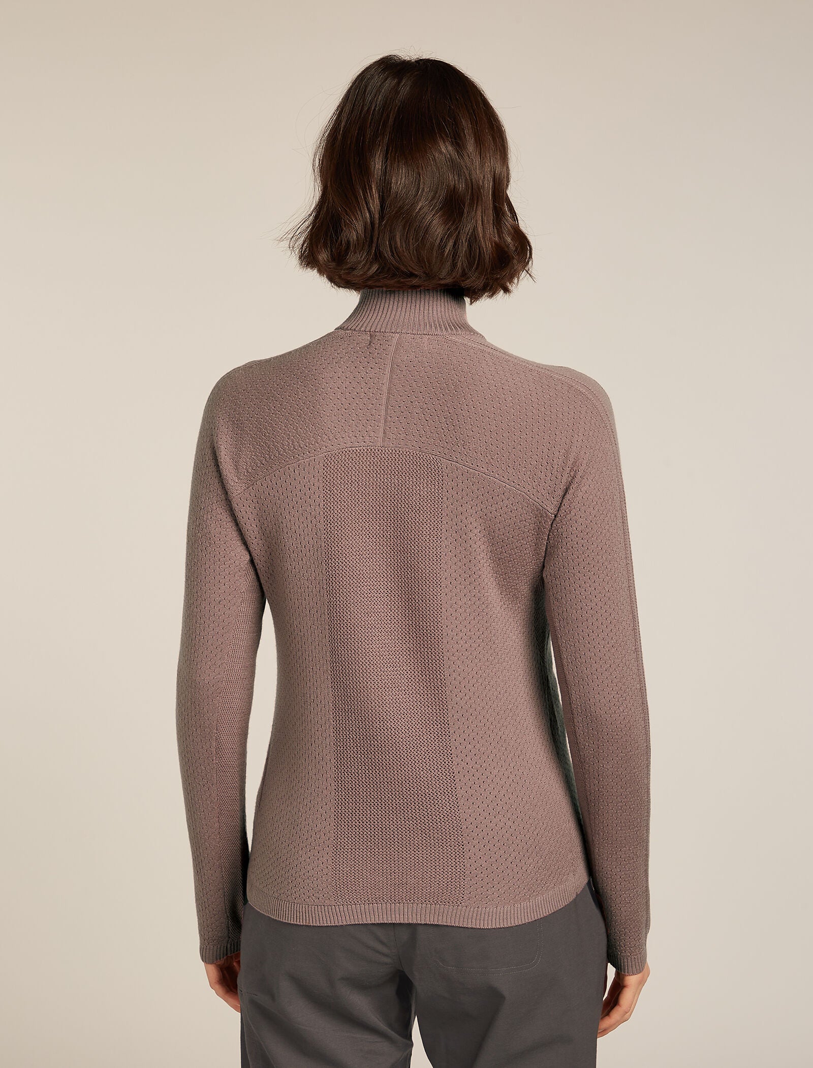 Women’s Merino icebreaker Anniversary Original Long Sleeve Half Zip Top - Image 2