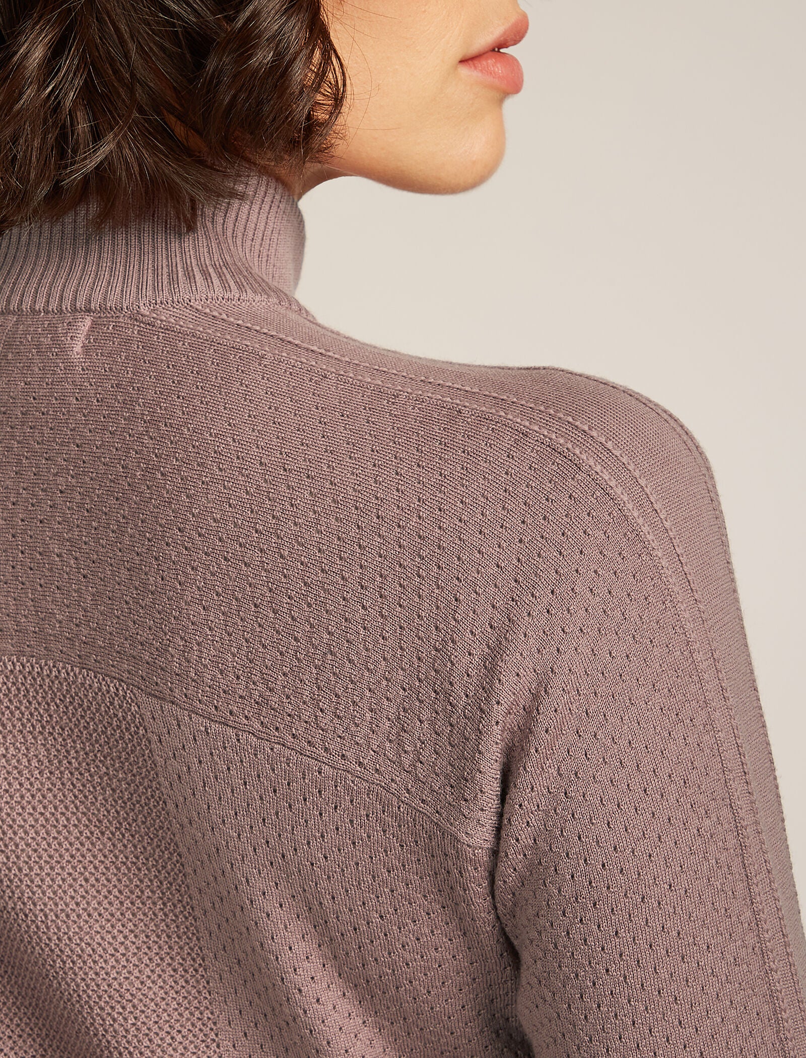Women’s Merino icebreaker Anniversary Original Long Sleeve Half Zip Top - Image 8