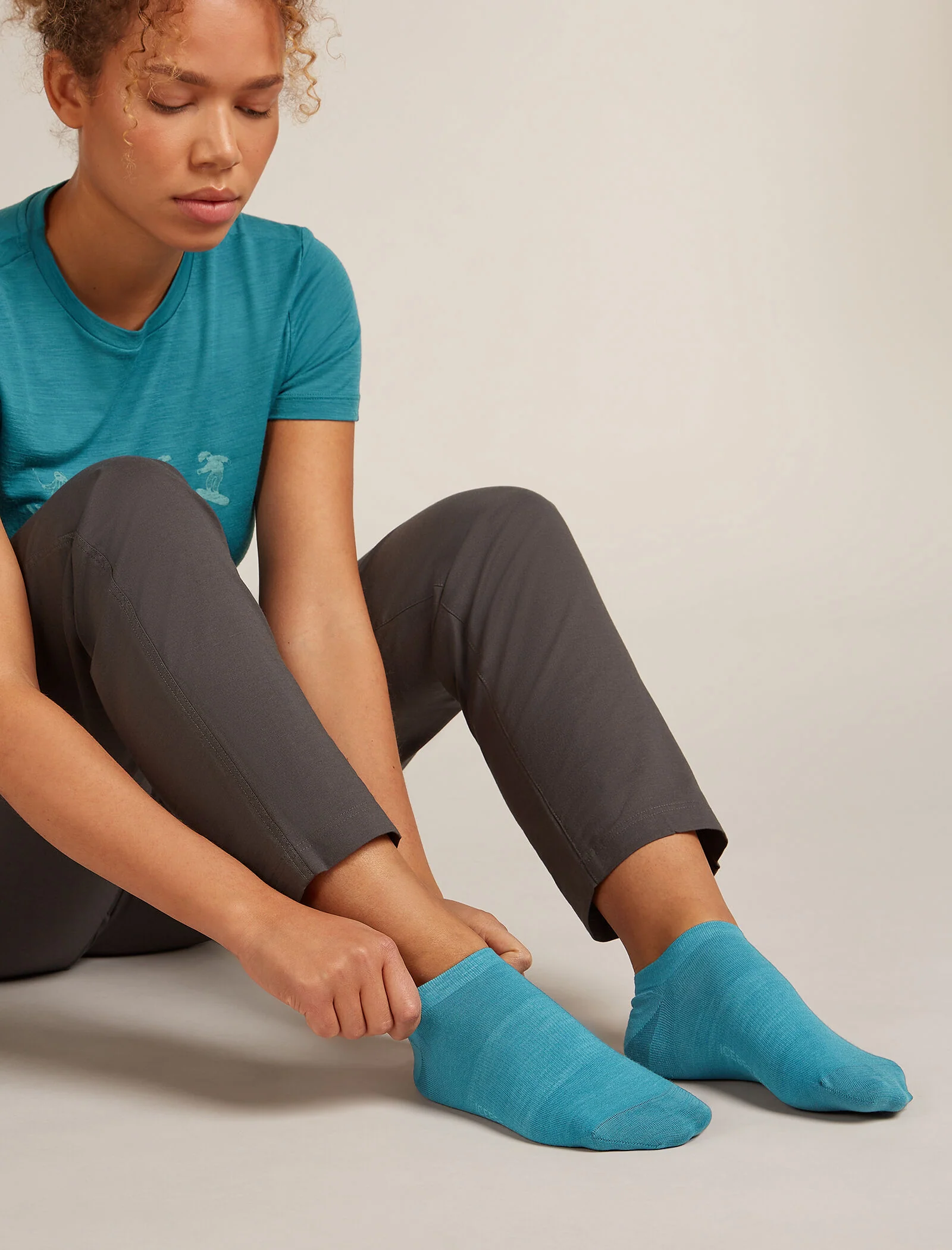 Women’s Merino Lifestyle Fine Gauge No Show Socks - Image 2
