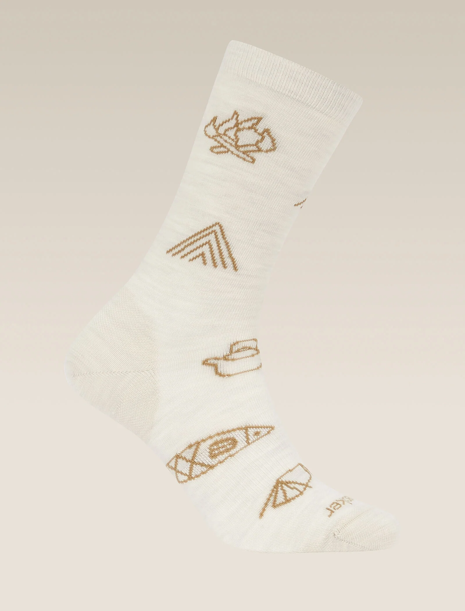 Women’s Merino Lifestyle Ultralight Crew Socks Camp Essential - Image 4