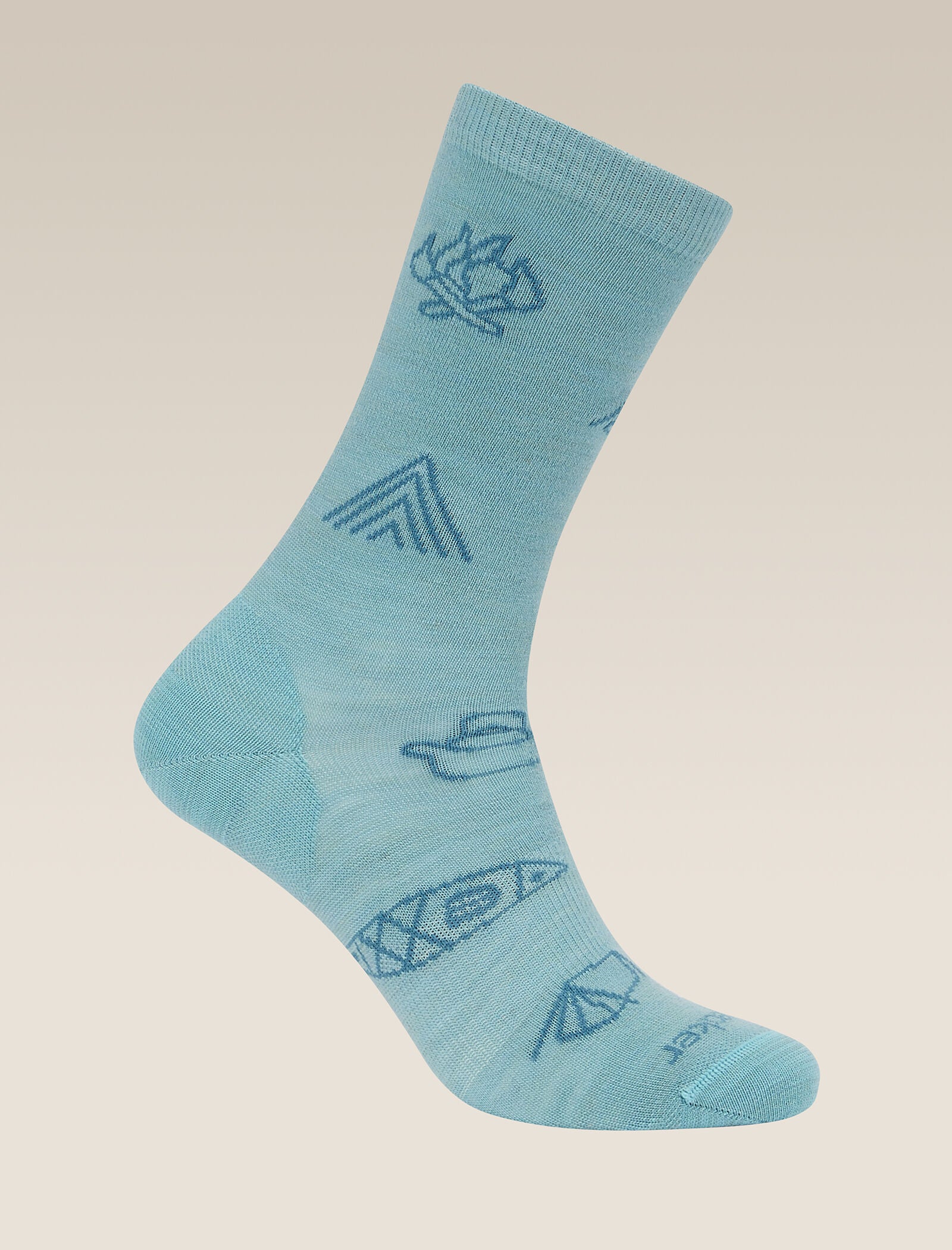Women’s Merino Lifestyle Ultralight Crew Socks Camp Essential - Image 4